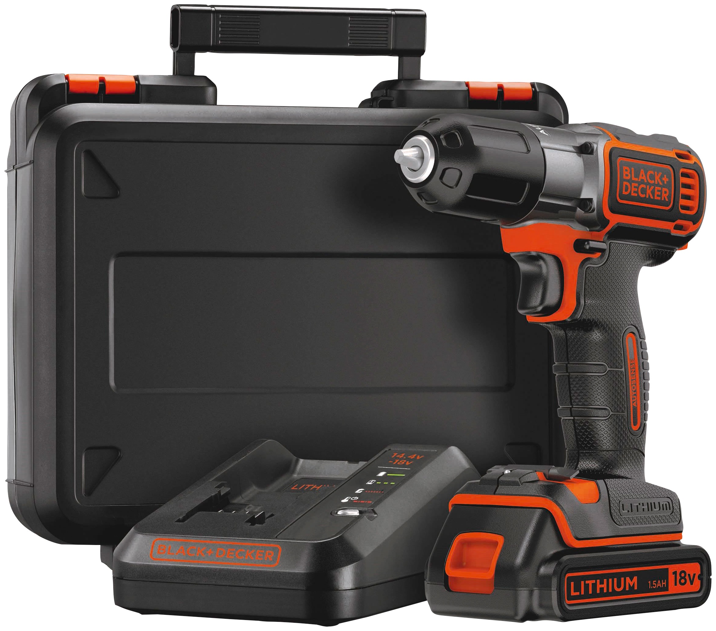 Black + Decker Akku-Bohrschrauber »18V Autosense ASD18K«