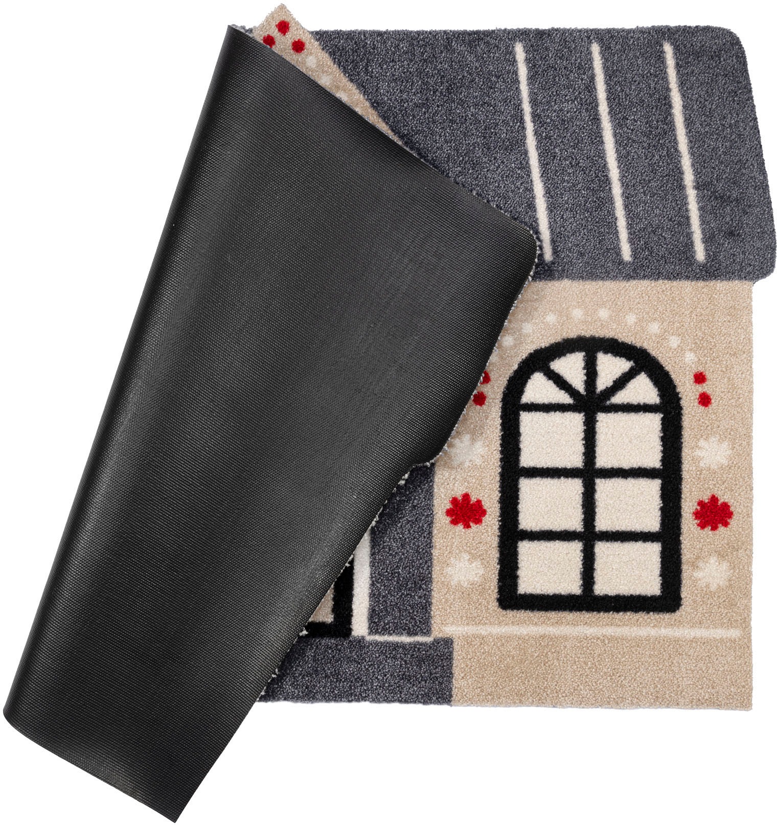 wash+dry by Kleen-Tex Fußmatte »Cozy Cabin« rechteckig 9 mm Höhe