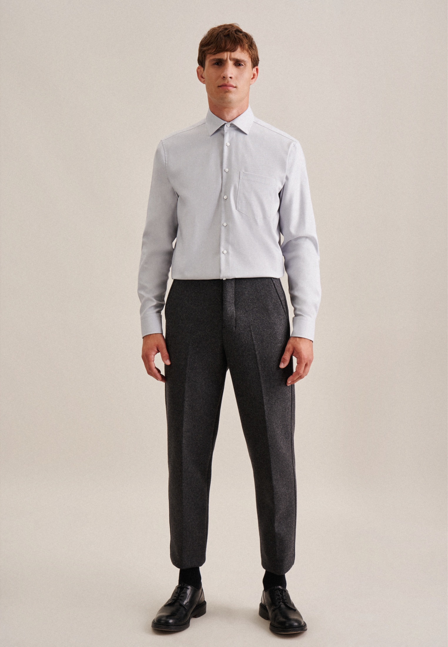 seidensticker Businesshemd »Schwarze Rose« Regular 1/1 Kentkragen Uni