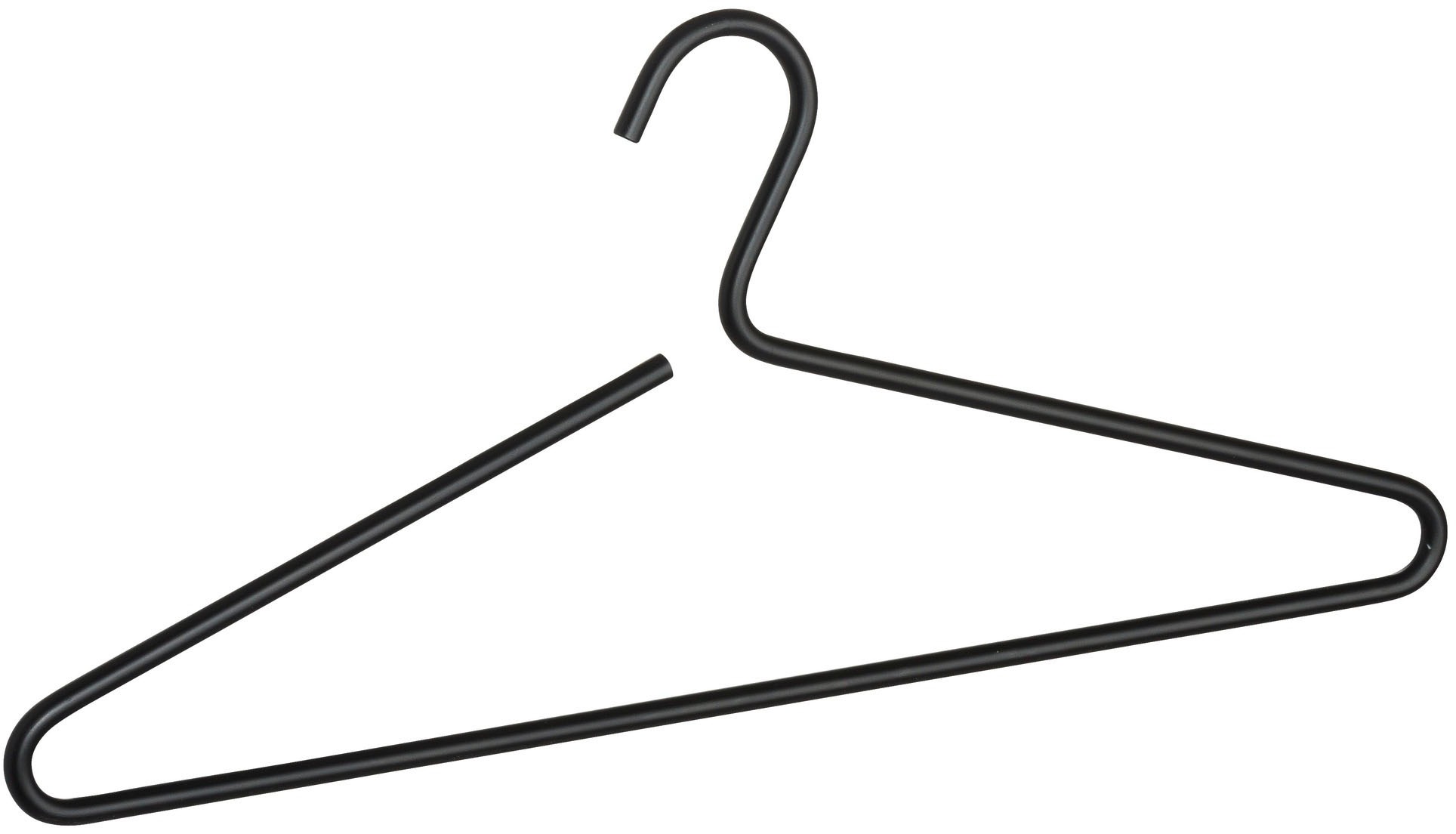 WENKO Kleiderbügel »Modell Lux«, (Set, 5 tlg.), Garderobenbügel aus Aluminium, minimalistisches Design