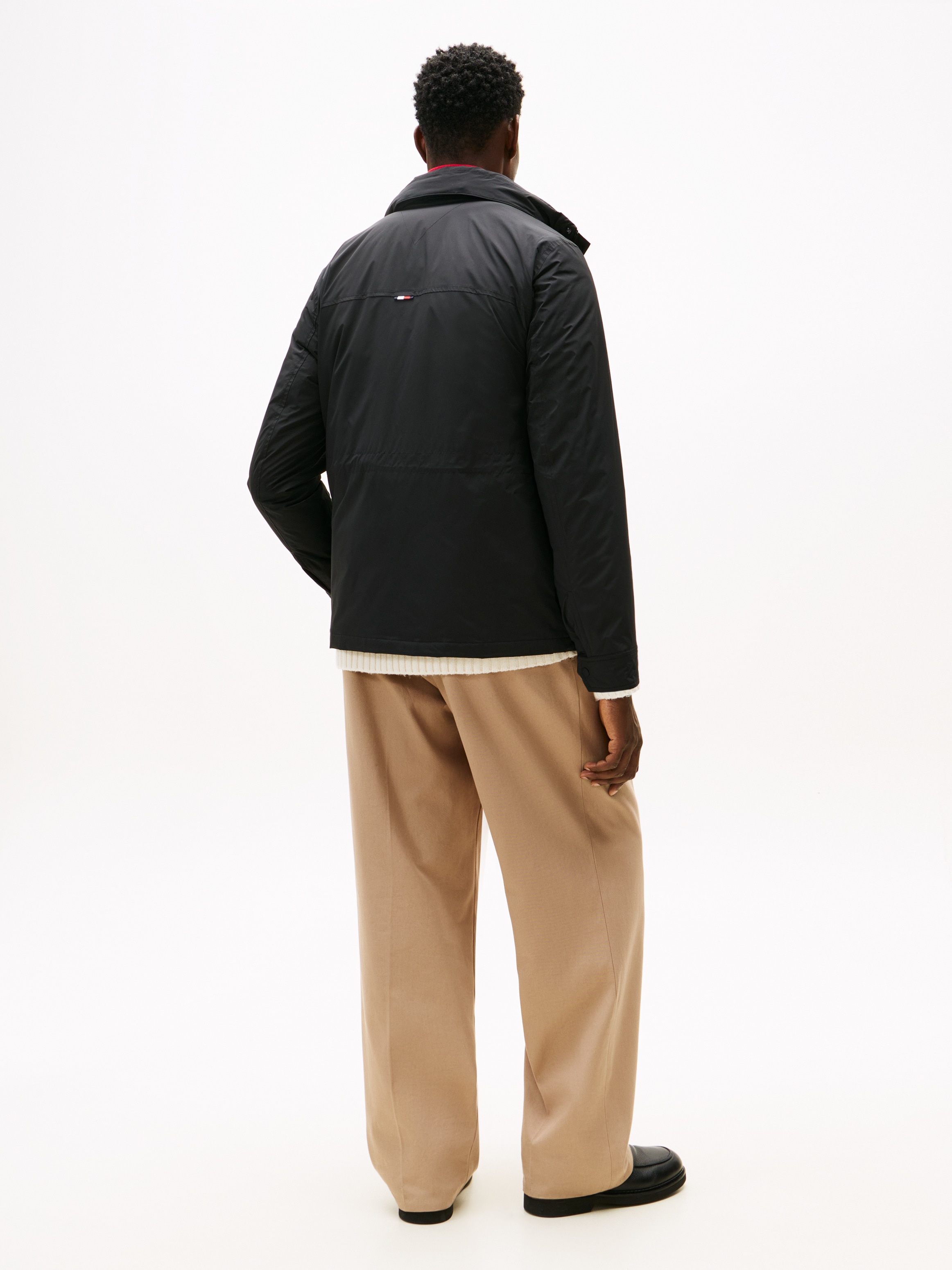 Tommy Hilfiger Fieldjacket »LW PACKABLE« mit Kapuze im Kragen verstaubare Kapuze, normale Passform