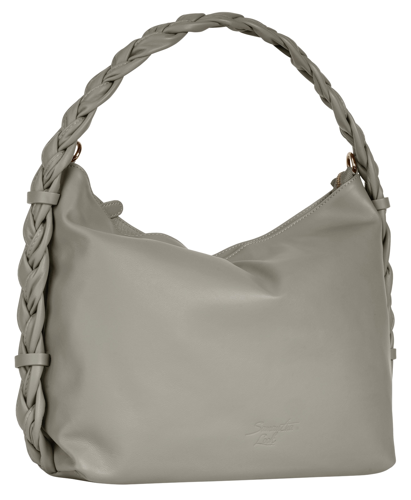 Samantha Look Umhängetasche echt Leder, Made in Italy