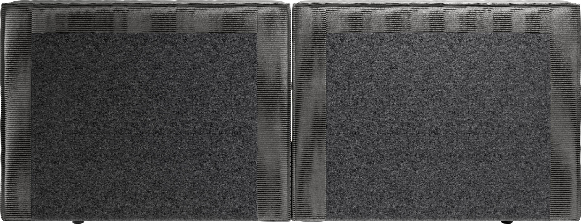 Home affaire Polsterbett »Adrina mit Biesenoptik, Feincord und Luxus-Microfaser« bis 280kg, auch in Überlänge 220 cm, 4 Breiten bis 200cm