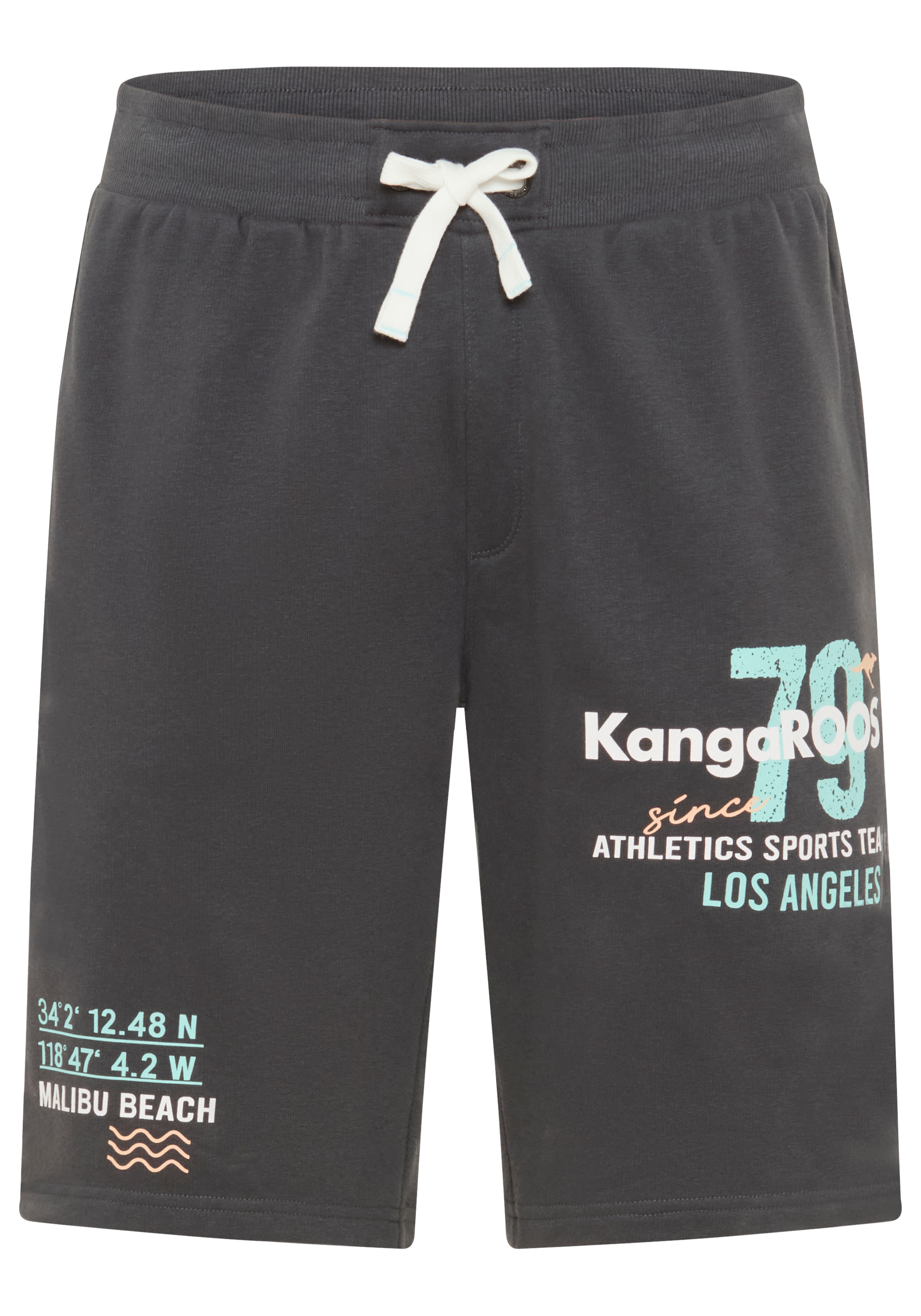 KangaROOS Sweatshorts  mit elastischem Bund, mit Kordelzug am Bund, auch in großen Größen