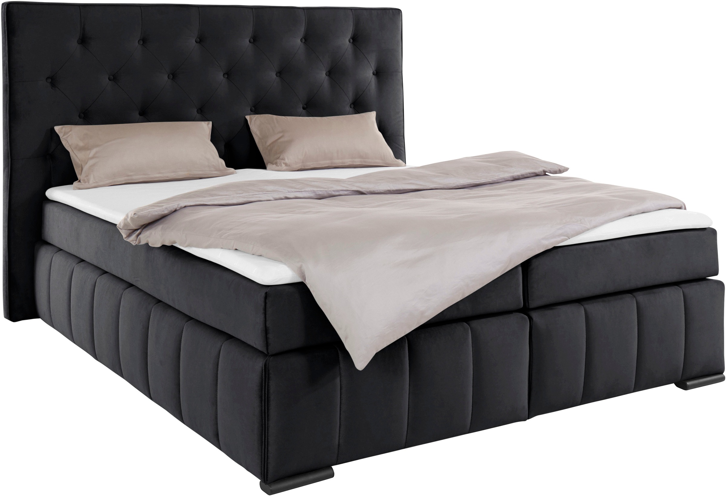 COLLECTION AB Boxbett »Vancouver«, inkl. Topper, 3 Matratzenarten und in H2, H3 und H4 wählbar