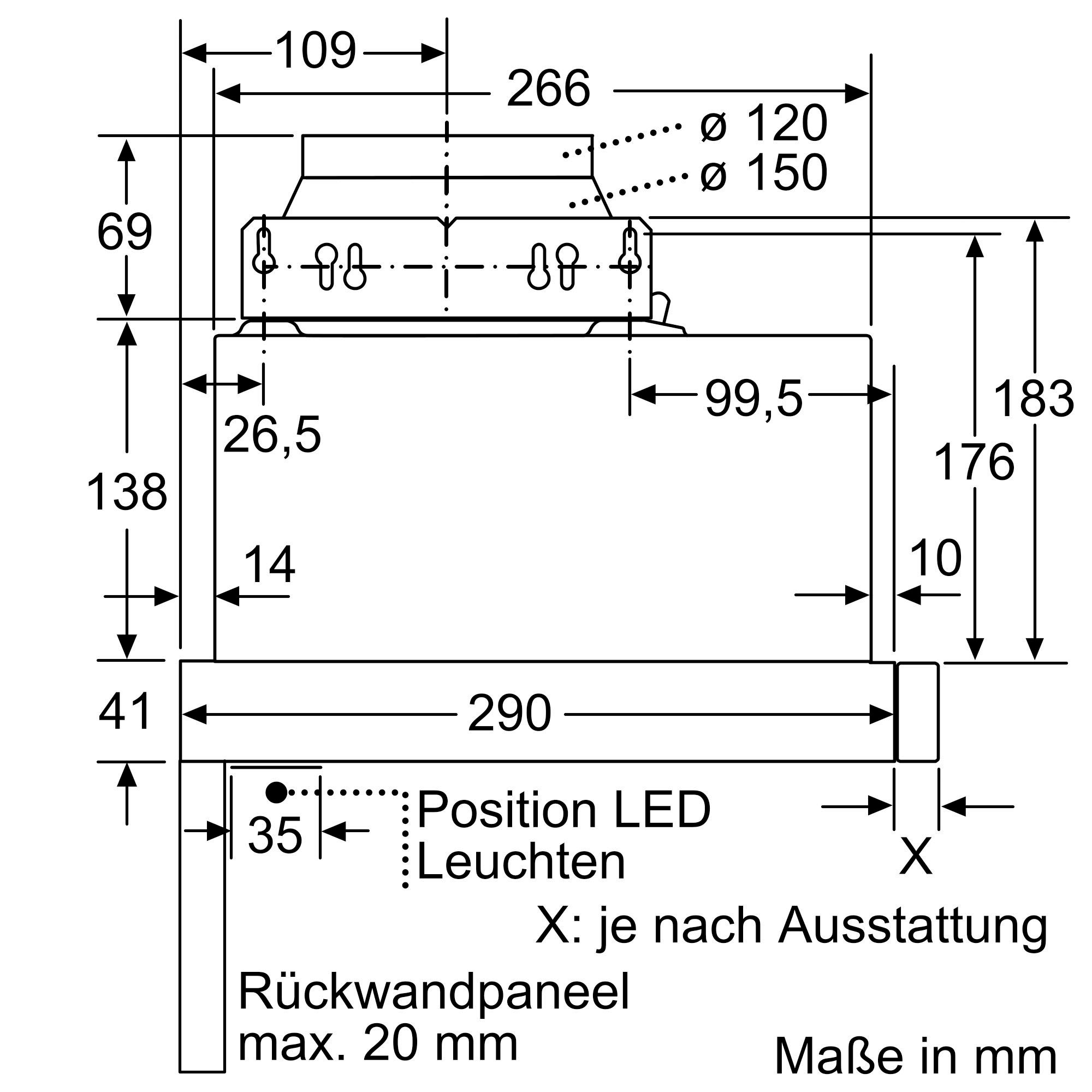 SIEMENS Flachschirmhaube »LI63LA526«