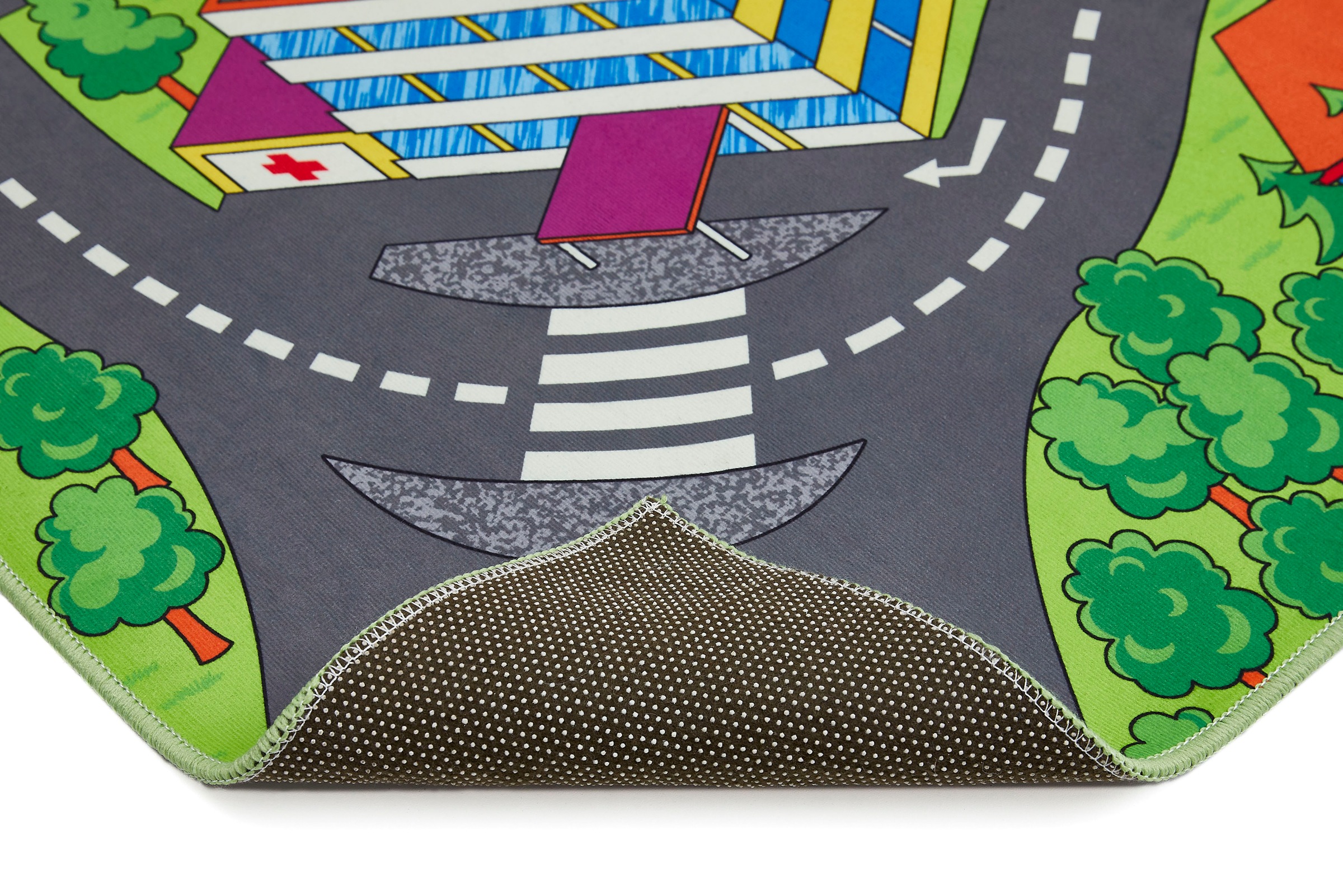 Andiamo Kinderteppich »Street«, rechteckig, 5 mm Höhe, Straßen-Spiel-Teppich, weiche Spielunterlage, rutschhemmend