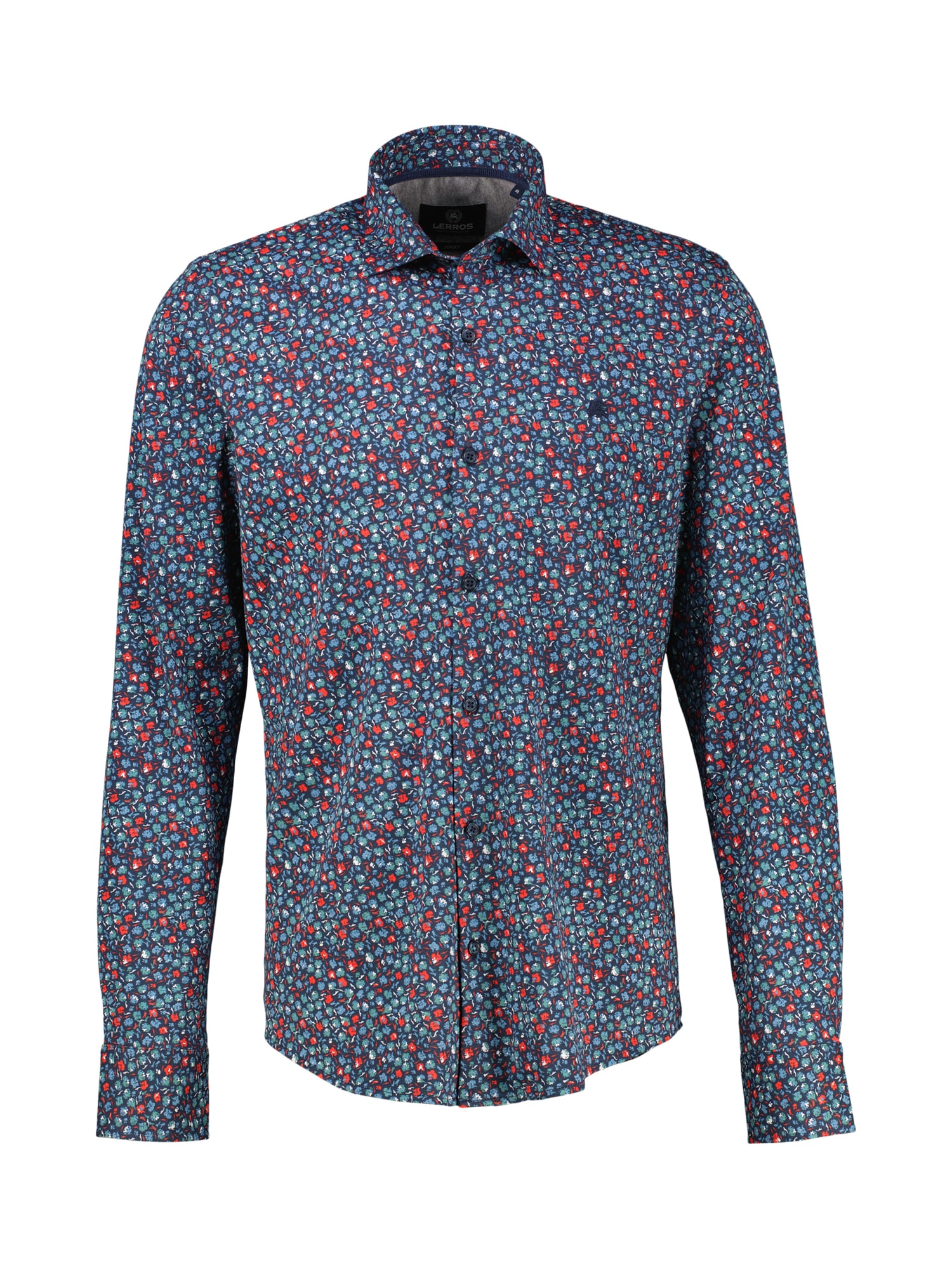 LERROS Langarmhemd »Jerseyhemd mit Haifischkragen«