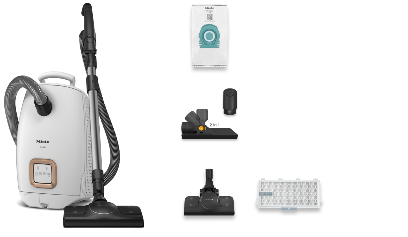 Miele Bodenstaubsauger »Guard L1 Performance mit ComfortFit, Nachfolger Complete C3 Starlight« 700 W mit Beutel Spart Energie dank speziellem Gebläse, Premium Design, HEPA AirClean