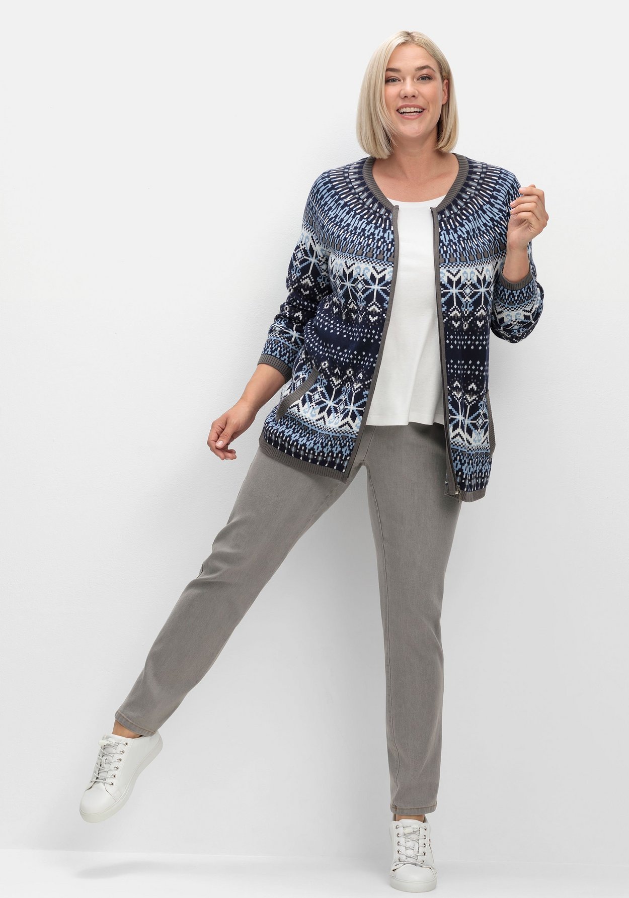 Sheego Jeansjeggings »Schmale Jeans mit Stretchbund, in schmaler Beinform«