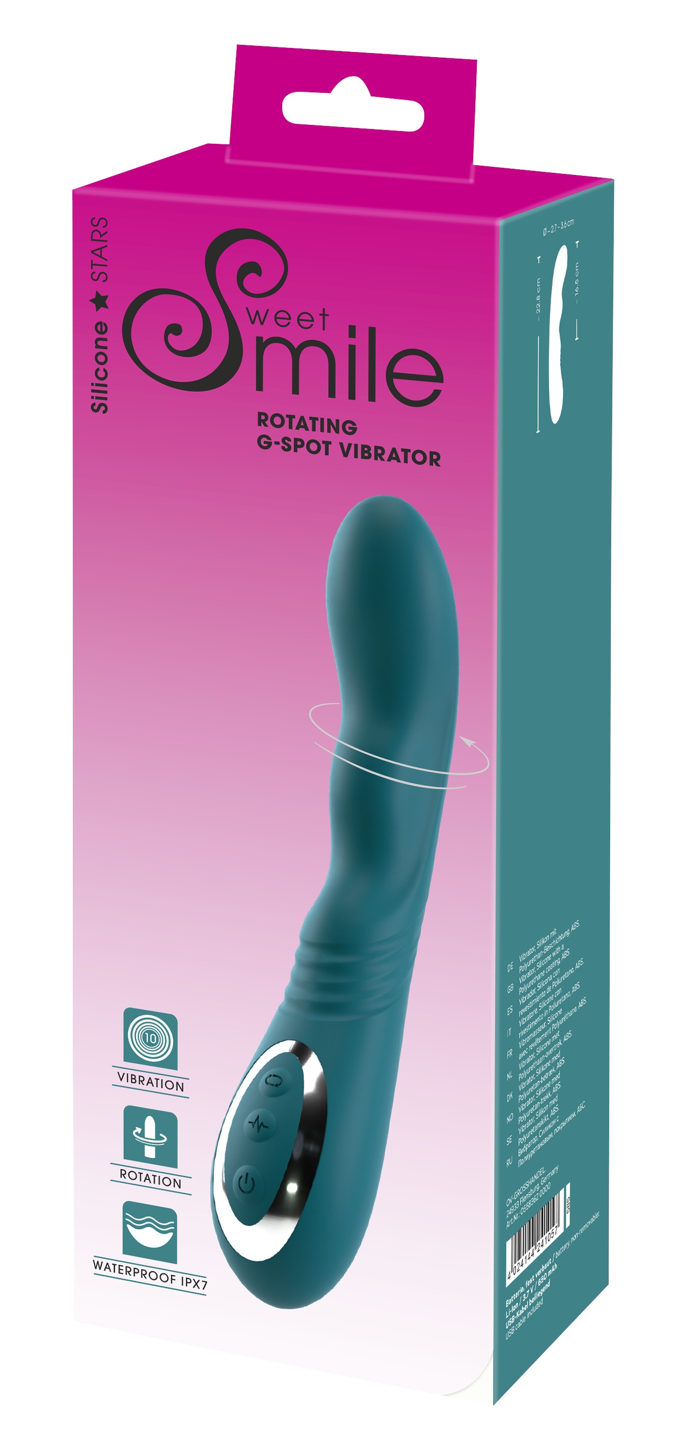 Sweet Smile Vibrator »Vibrator Rotating G-Spot Vibrator«