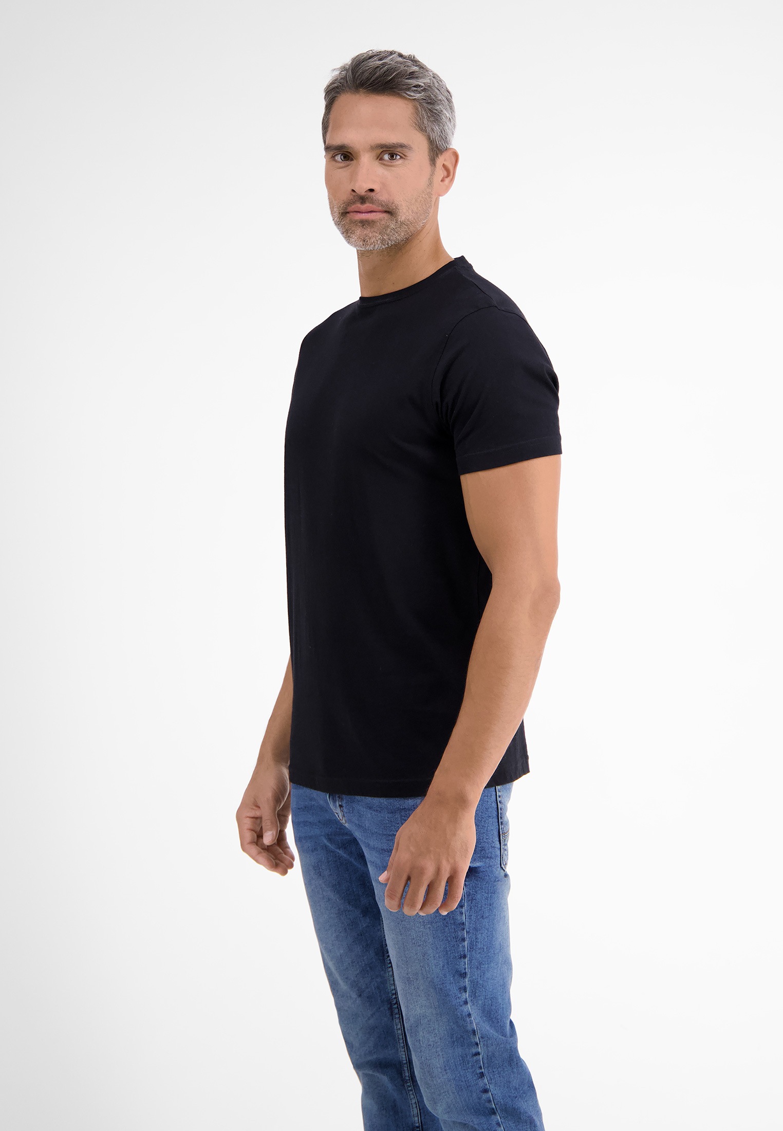 LERROS T-Shirt »LERROS Doppelpack T-Shirt Rundhals in Premium Baumwollqualität«