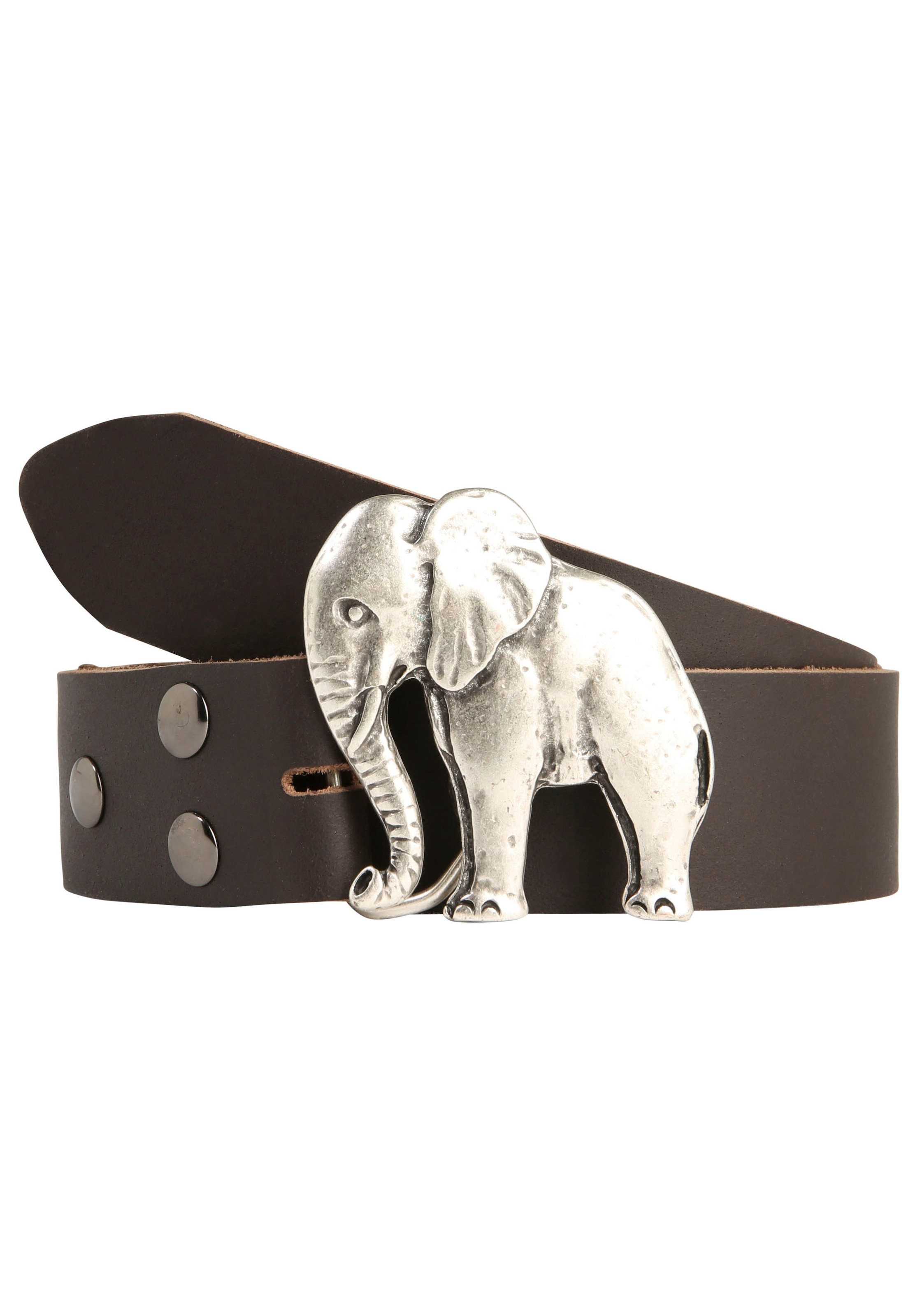 RETTUNGSRING by showroom Ledergürtel, OTTO Elefant online Schließe bei Vintage-Look, austauschbar, 019°