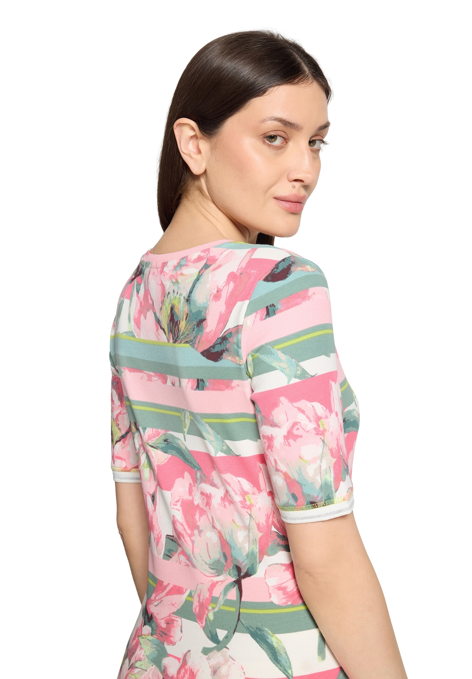 Betty Barclay Rundhalsshirt »Basic Shirt mit Rippenstruktur«