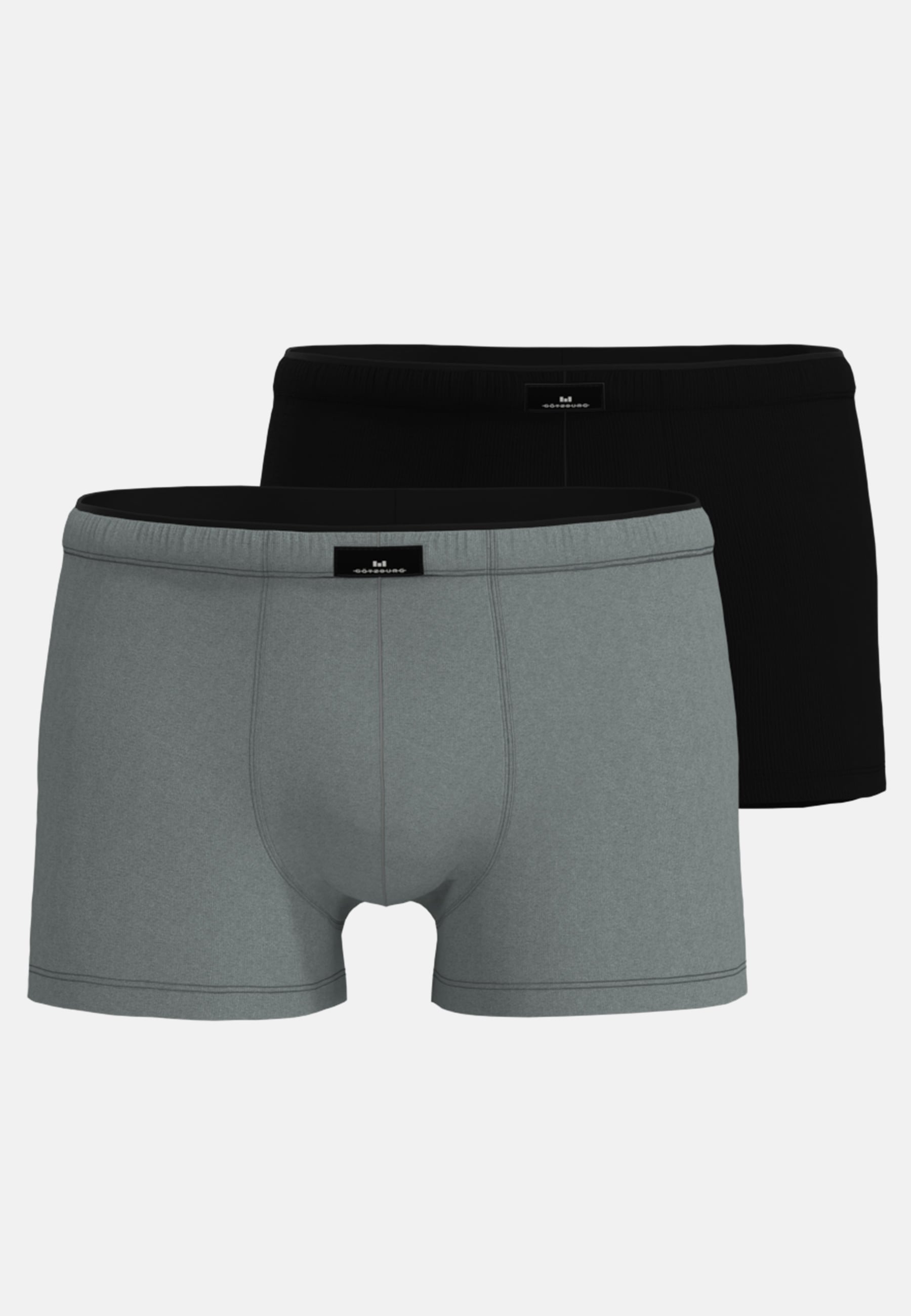 GÖTZBURG Retro Pants »X-Lastic« 2er Pack,  eng, kurz, basic, mit Logo, Baumwollmix
