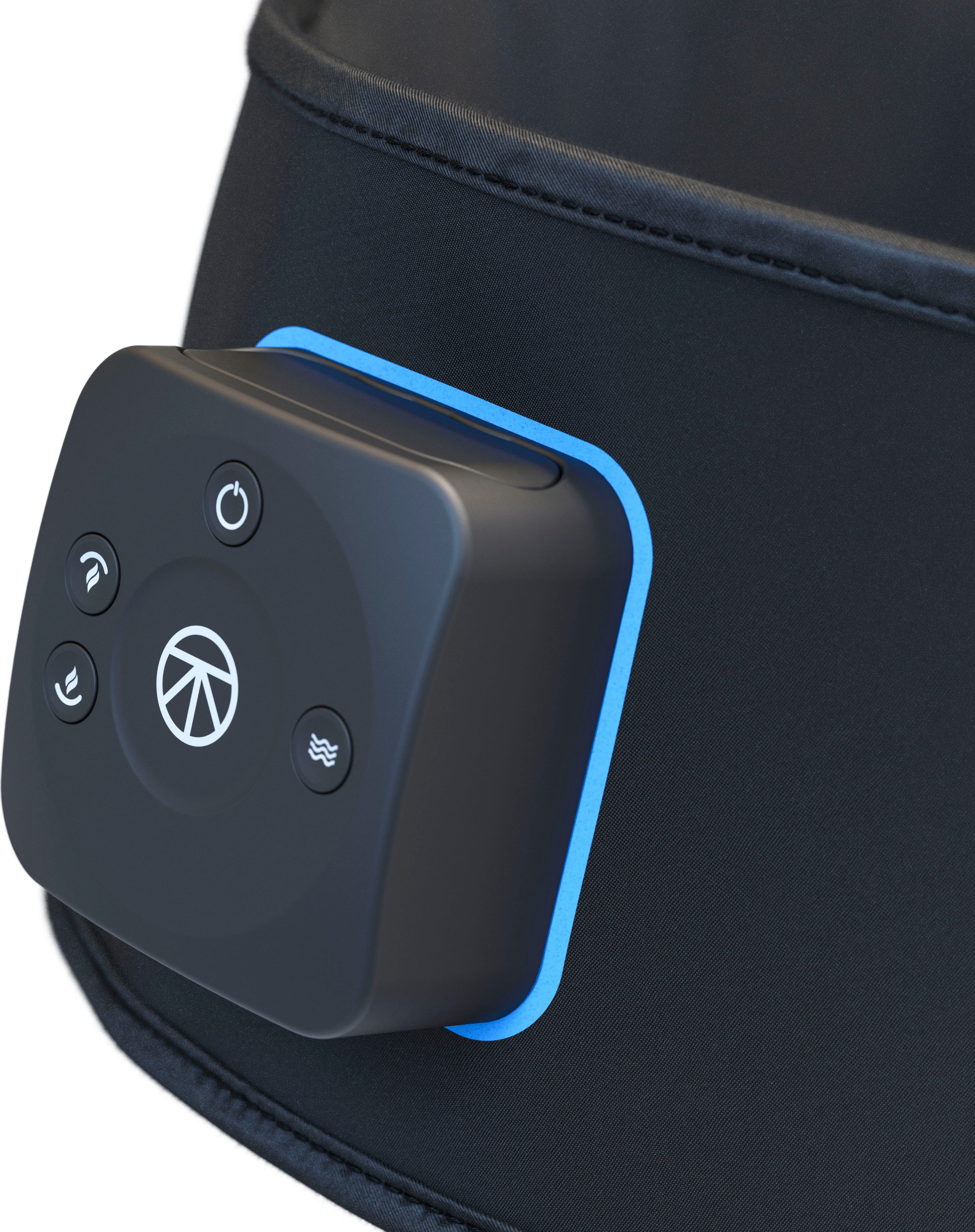 Therabody Massagegerät »RecoveryTherm Hot Vibration Gurt, 3 Wärme- & Vibrationsmodi«, zur Schmerzlinderung, Behandlung von Bauch & Rücken, Karbonfasergewebe
