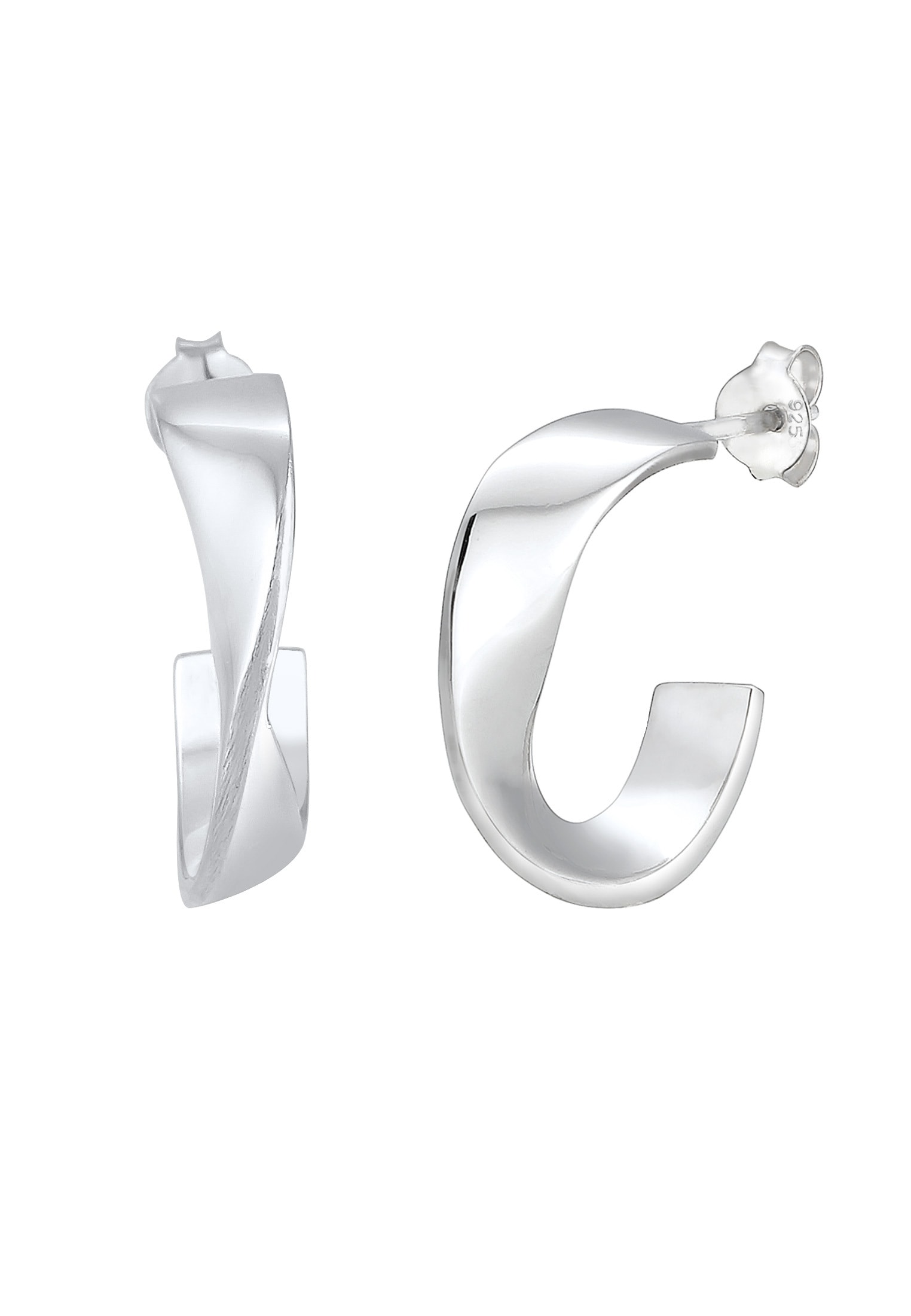 Elli Paar Creolen »Ohrringe Creolen Ohrstecker 925 Sterling Silber«