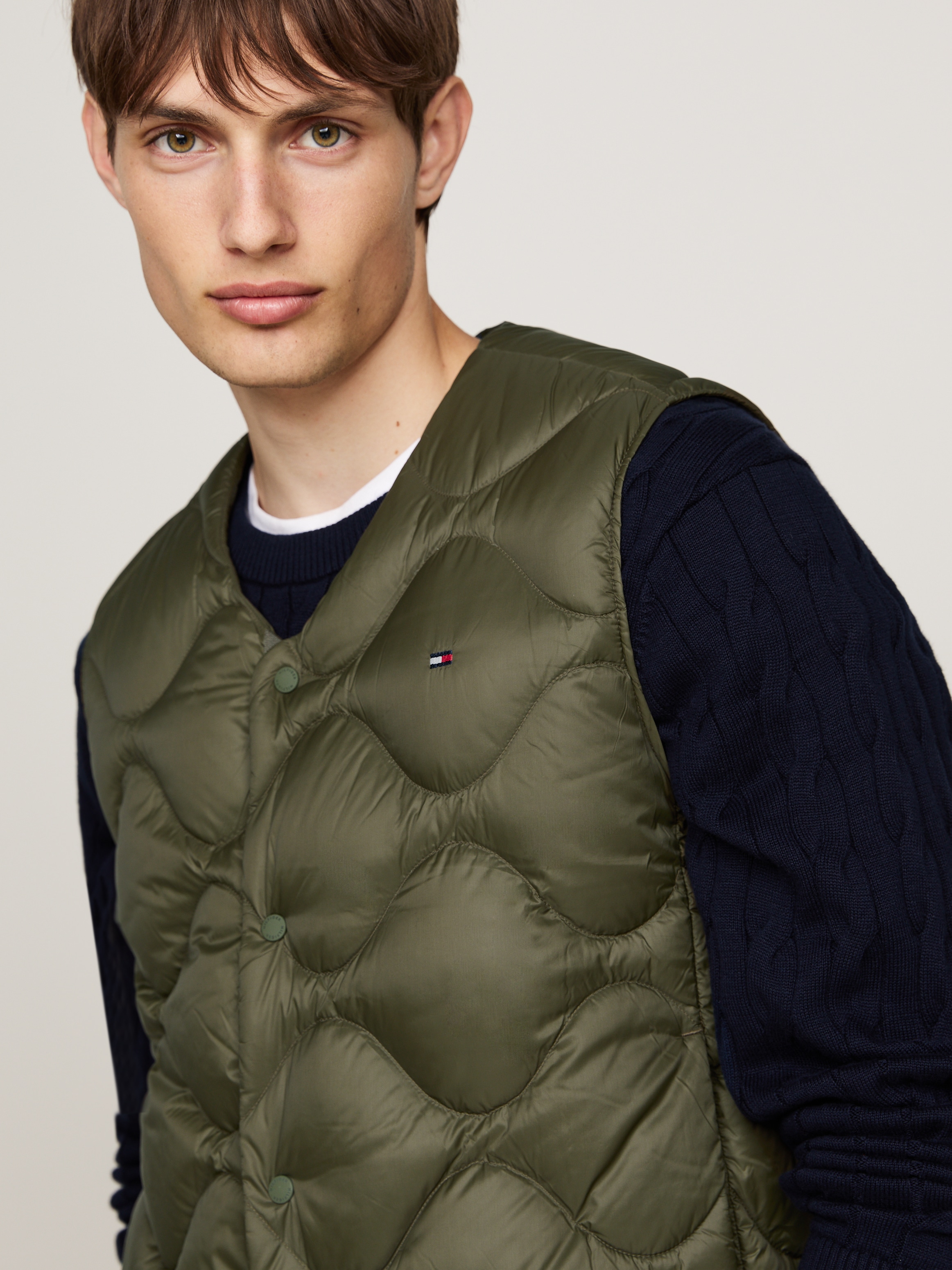 Tommy Hilfiger Steppweste »ONION QUILTED DOWN LINER VEST«, mit Zwiebelsteppung