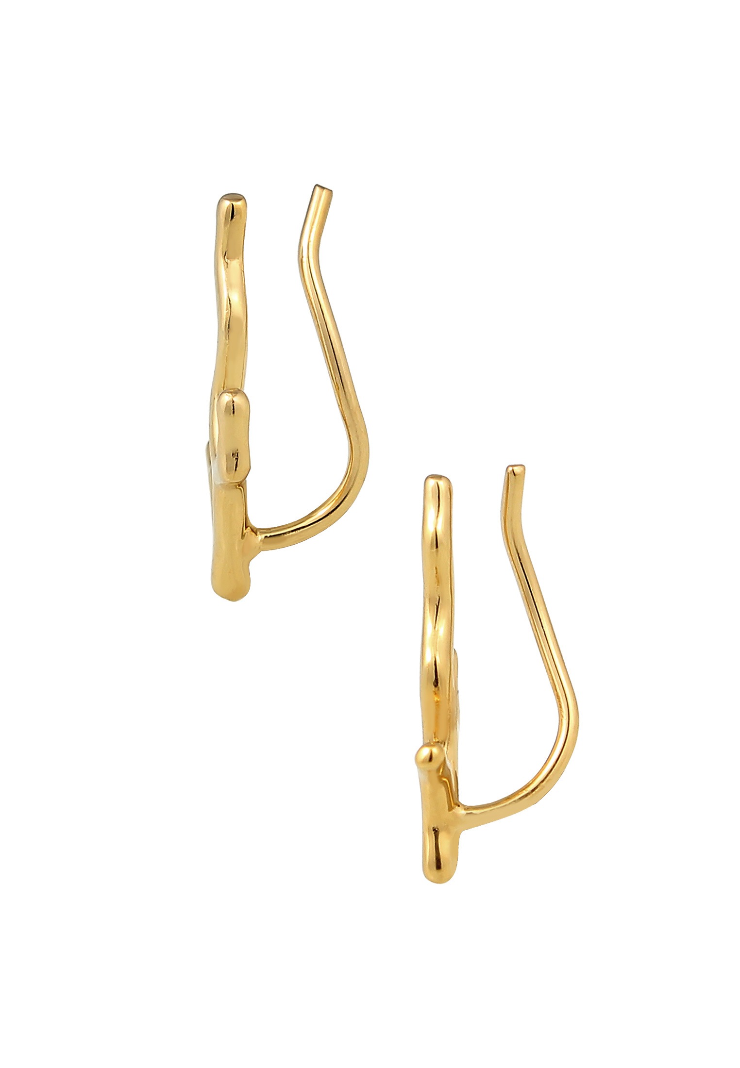 Elli Paar Ohrstecker »Ohrringe Ear Climber Korallenzweig 925 Silber«