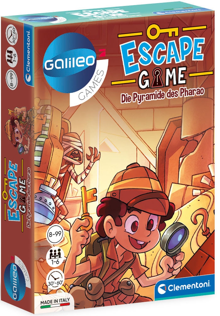 Clementoni® Spiel »Galileo, Escape Game Die Pyramide des Pharao«, Made in Europe