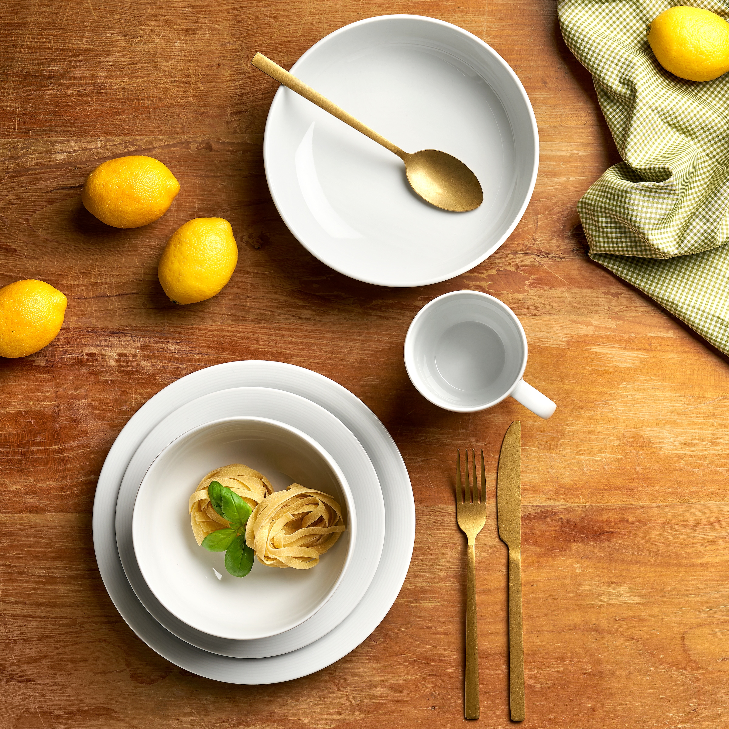 van Well Dessertteller »Jive, Teller 21 cm, 6 Stück« dezentes Spiraldekor, spülmaschinen-und mikrowellengeeignet