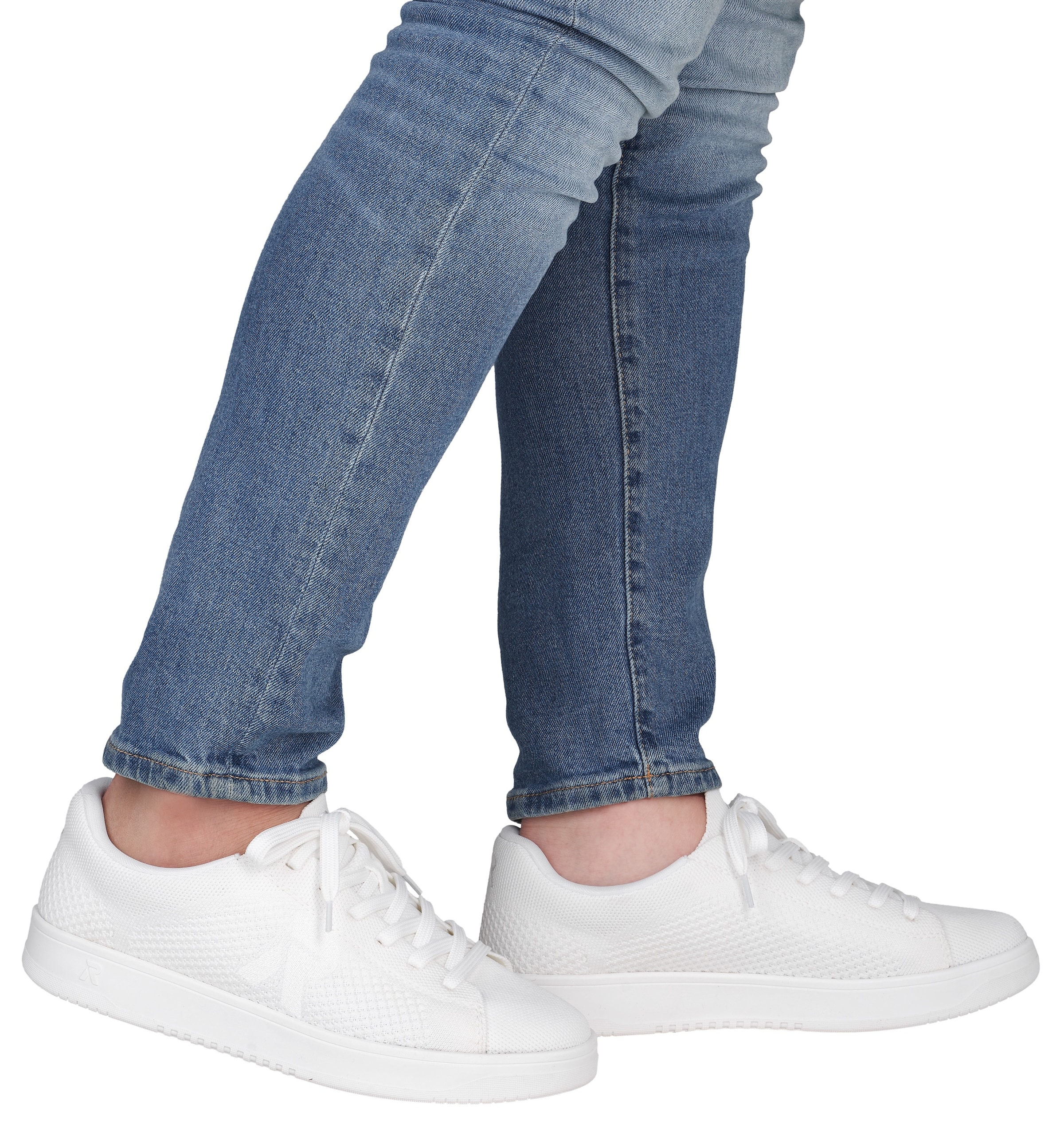 RIEKER Sport Slip-On Sneaker »Swing2GO«  Schlupfschuh, Freizeitsneaker mit aufgesetzter Schnürung