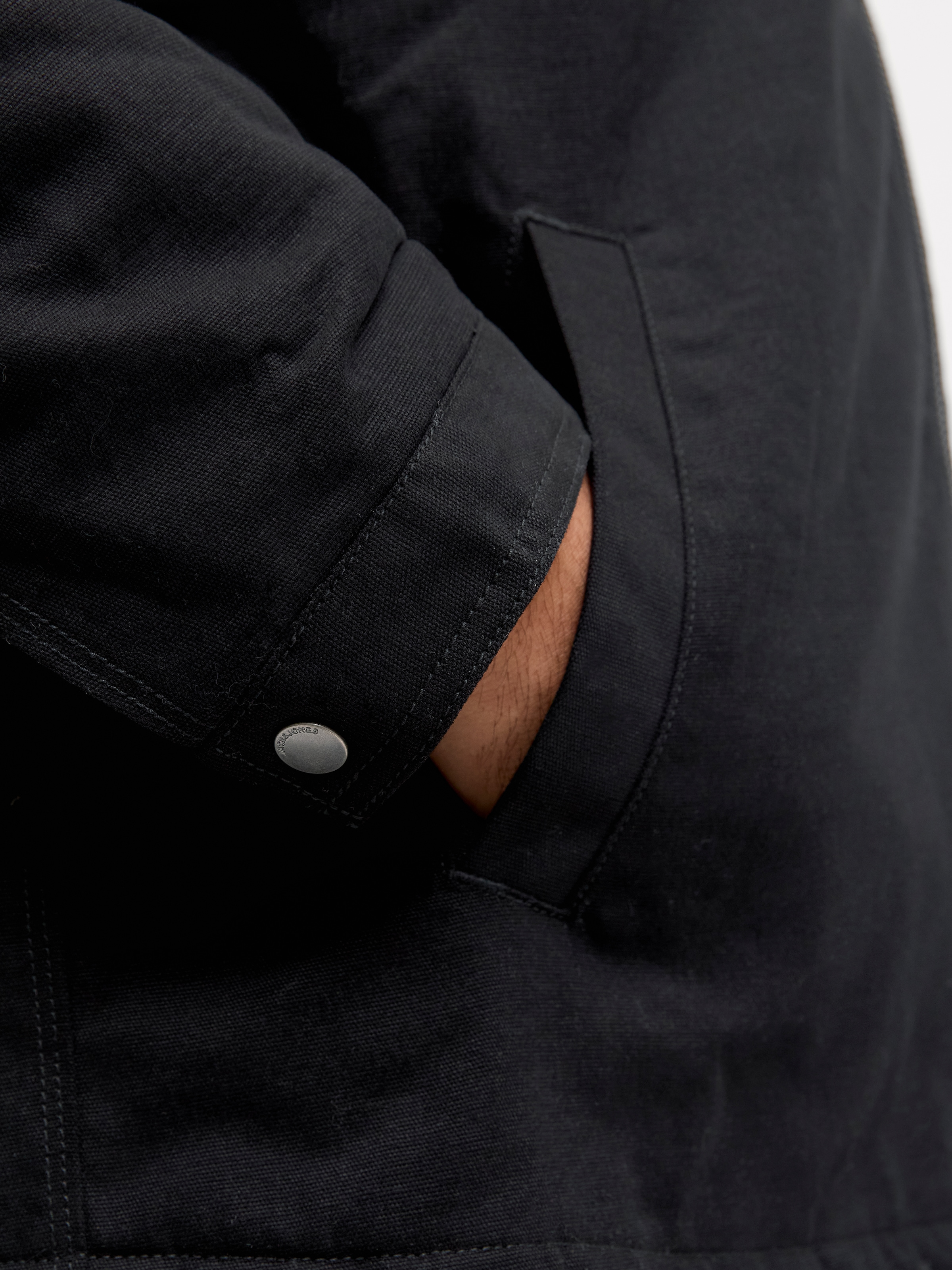 Jack & Jones PlusSize Outdoorjacke »JJEDOVER WORKER JACKET SN PLS«, ohne Kapuze