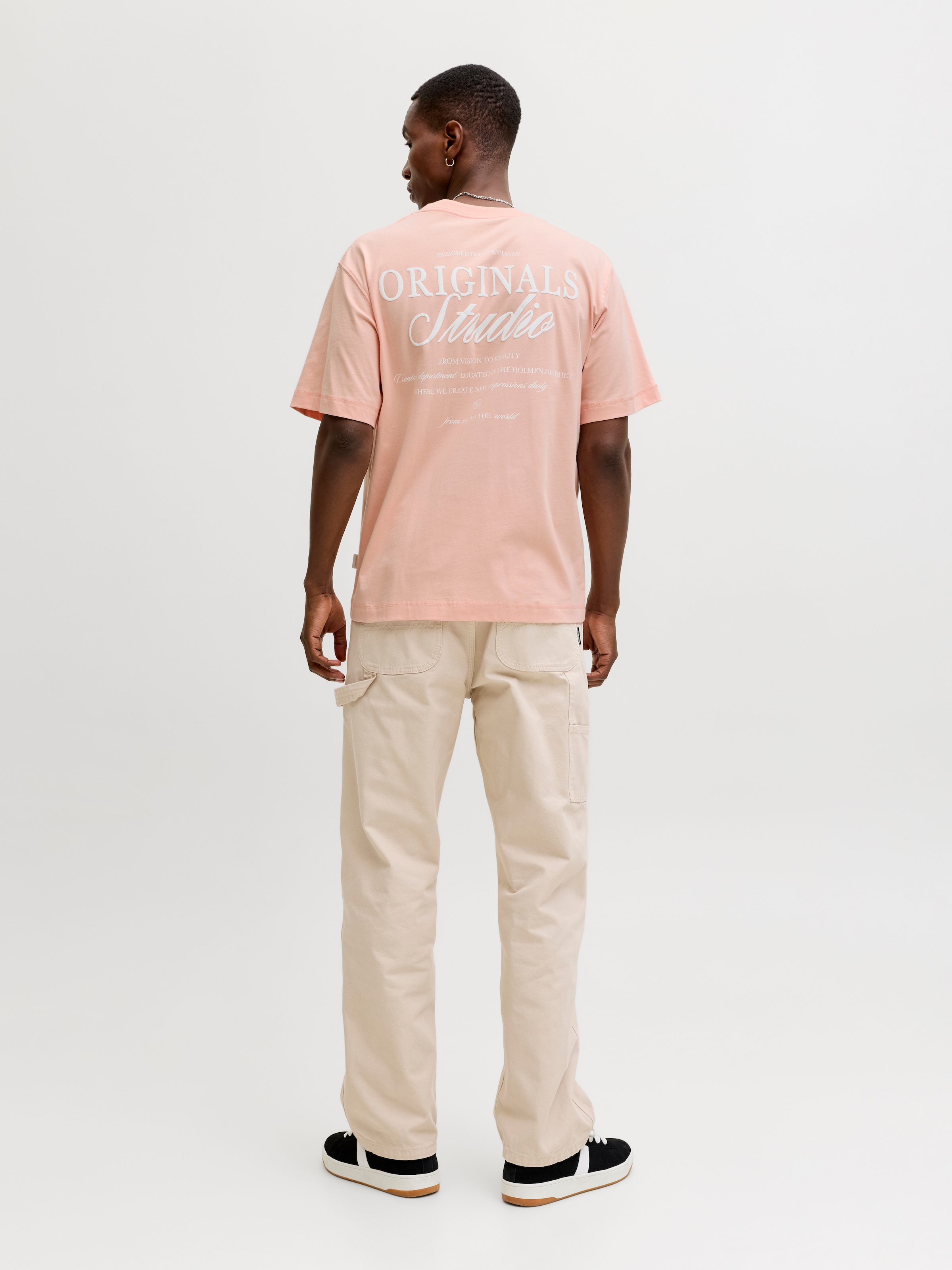 Jack & Jones Kurzarmshirt »JORNORREBRO TYPO TEE SS CREW NECK NOOS« Baumwolle, relaxed fit