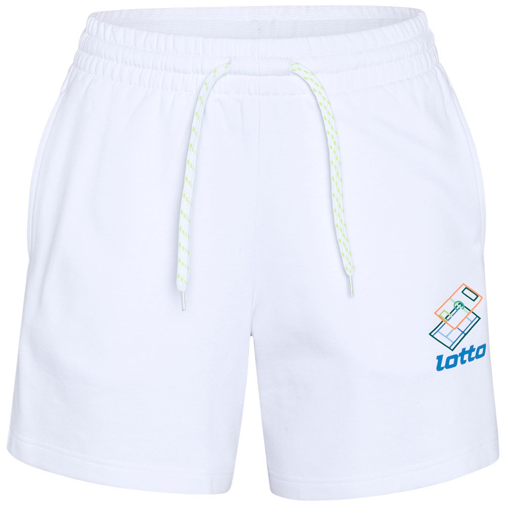 lotto Sweatshorts  - mit urbanem Print in Neonfarben