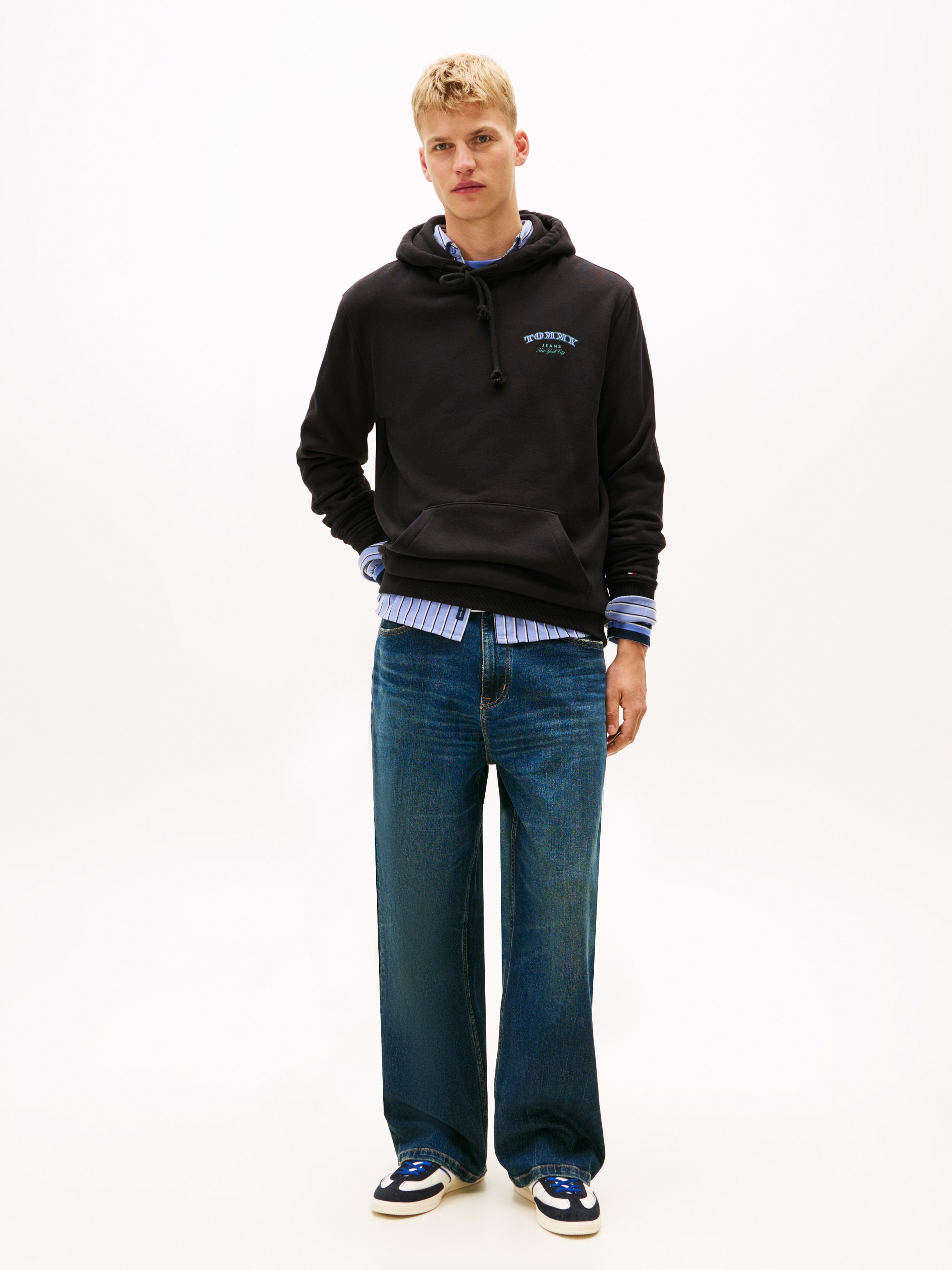 Tommy Jeans Hoodie »TJM DOLLAR STACK«, mehrfarbiger Rückenprint, regular fit
