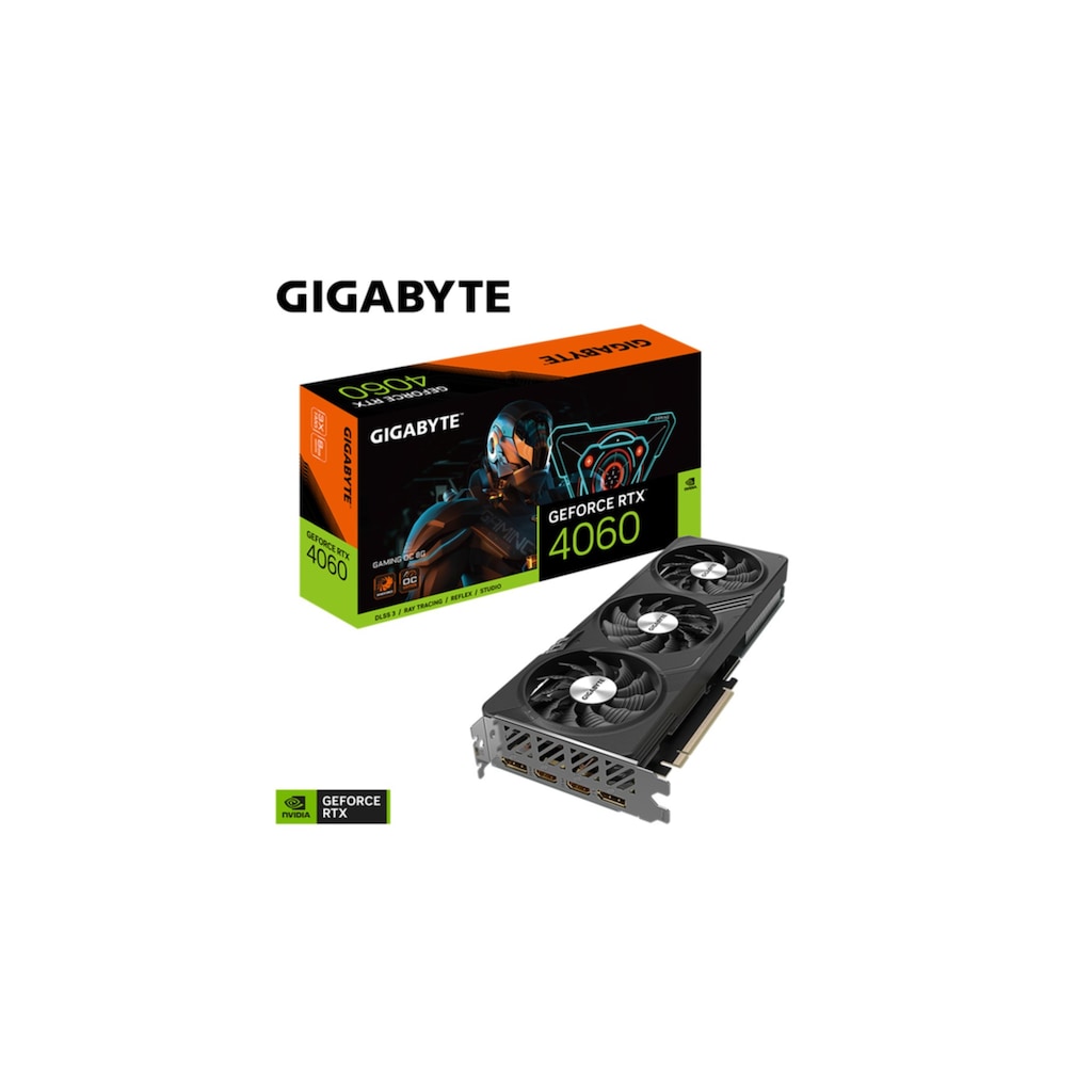 Gigabyte Grafikkarte »GeForce RTX­­ 4060 GAMING OC 8G«