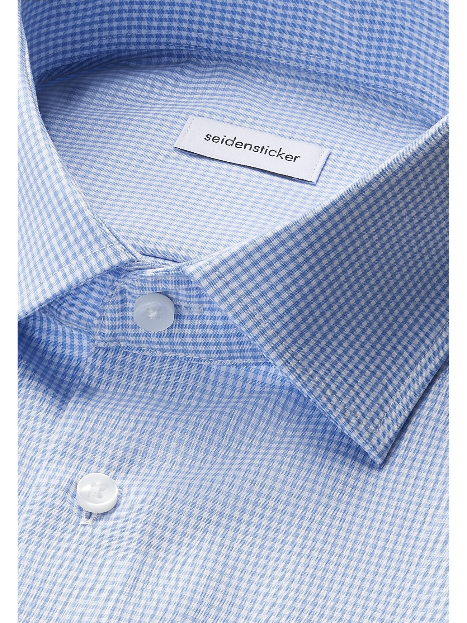 seidensticker Businesshemd »Schwarze Rose« Regular 1/1 Kentkragen Karo