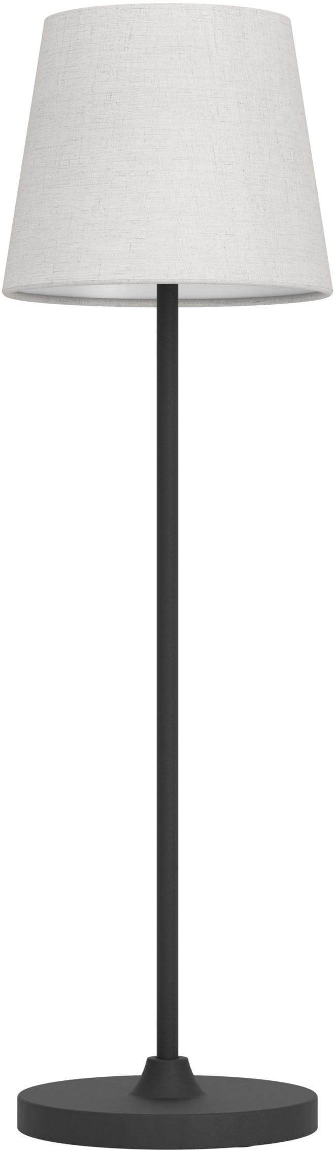 EGLO Tischleuchte »LEONERO Tischlampe - Stahl - LED - 3,8W - IP20« LED-Modul 1 Stk. Neutralweiß | Warmweiß Akku Tischleuchte, Nachttischlampe, kabellos, H34 x Ø11 cm