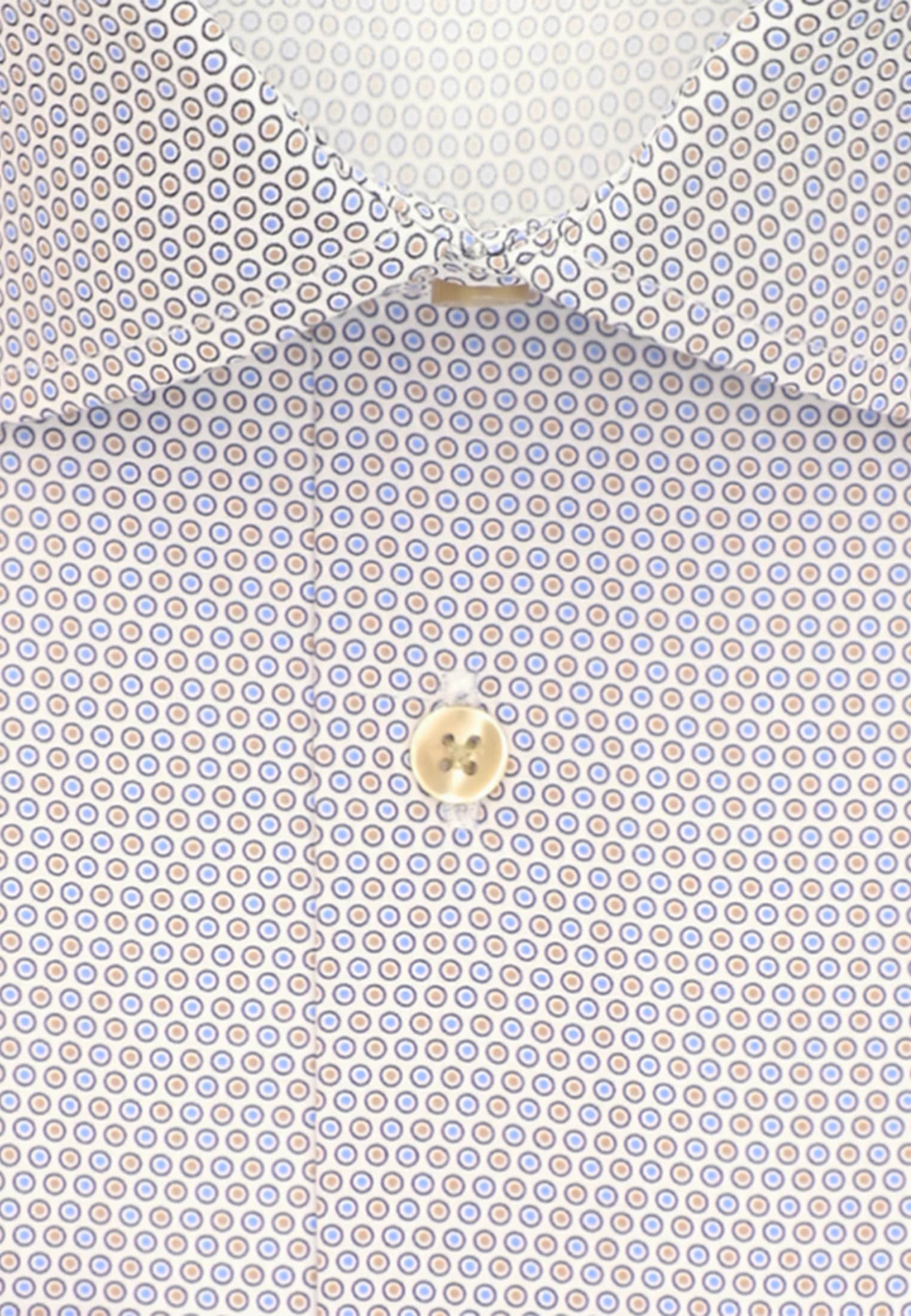 seidensticker Businesshemd »Shaped« Shaped 1/1 Kentkragen Druck