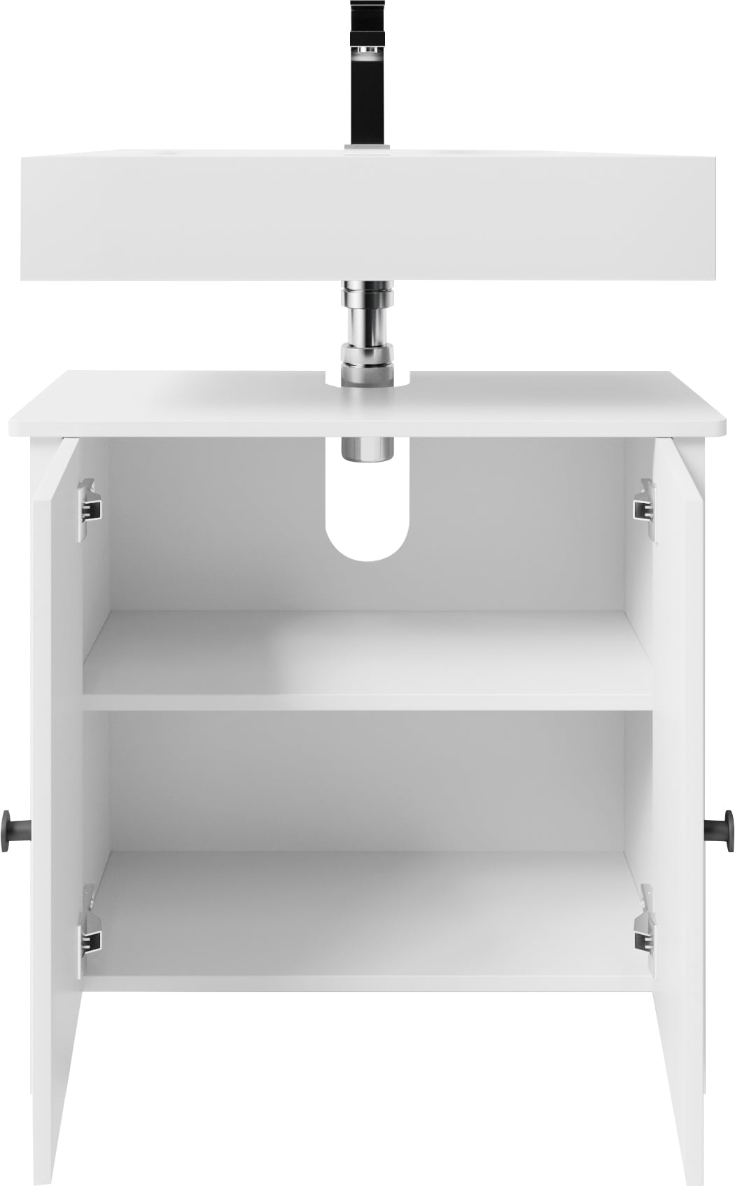 welltime Waschbeckenunterschrank »SYLT«, Badmöbel, Breite 65cm