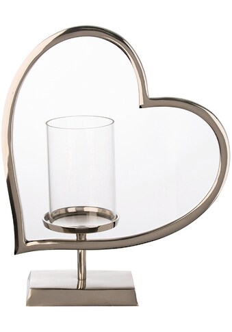 GILDE Windlicht »Amor«, (1 St.), aus Aluminium mit Glas-Zylinder kaufen