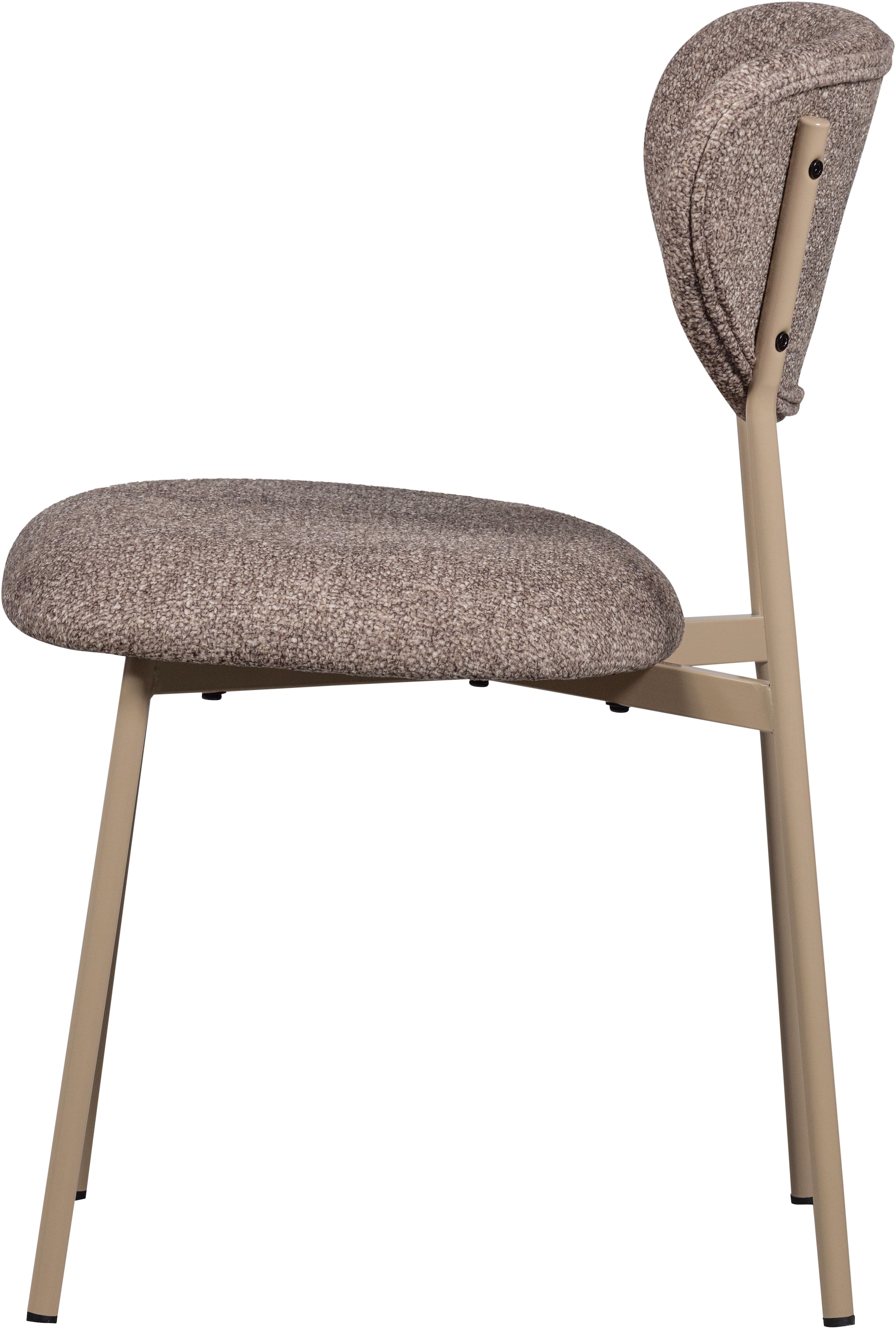 WOOOD Esszimmerstuhl »Valor aus Webstoff mit Metallgestell stapelbar H 77 x B 46 cm« (Set) 2 Stk.(Set, 2 St) Sehr hohe Verschleißfestigkeit, Breite 46 cm