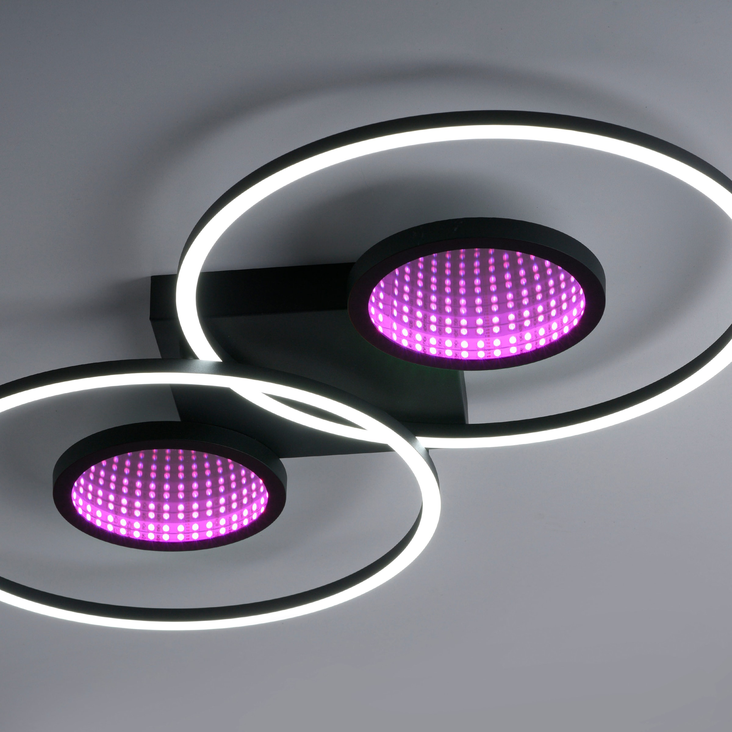 JUST LIGHT Deckenleuchte »TUNEL«, 2 flammig, Leuchtmittel LED-Board | LED fest integriert