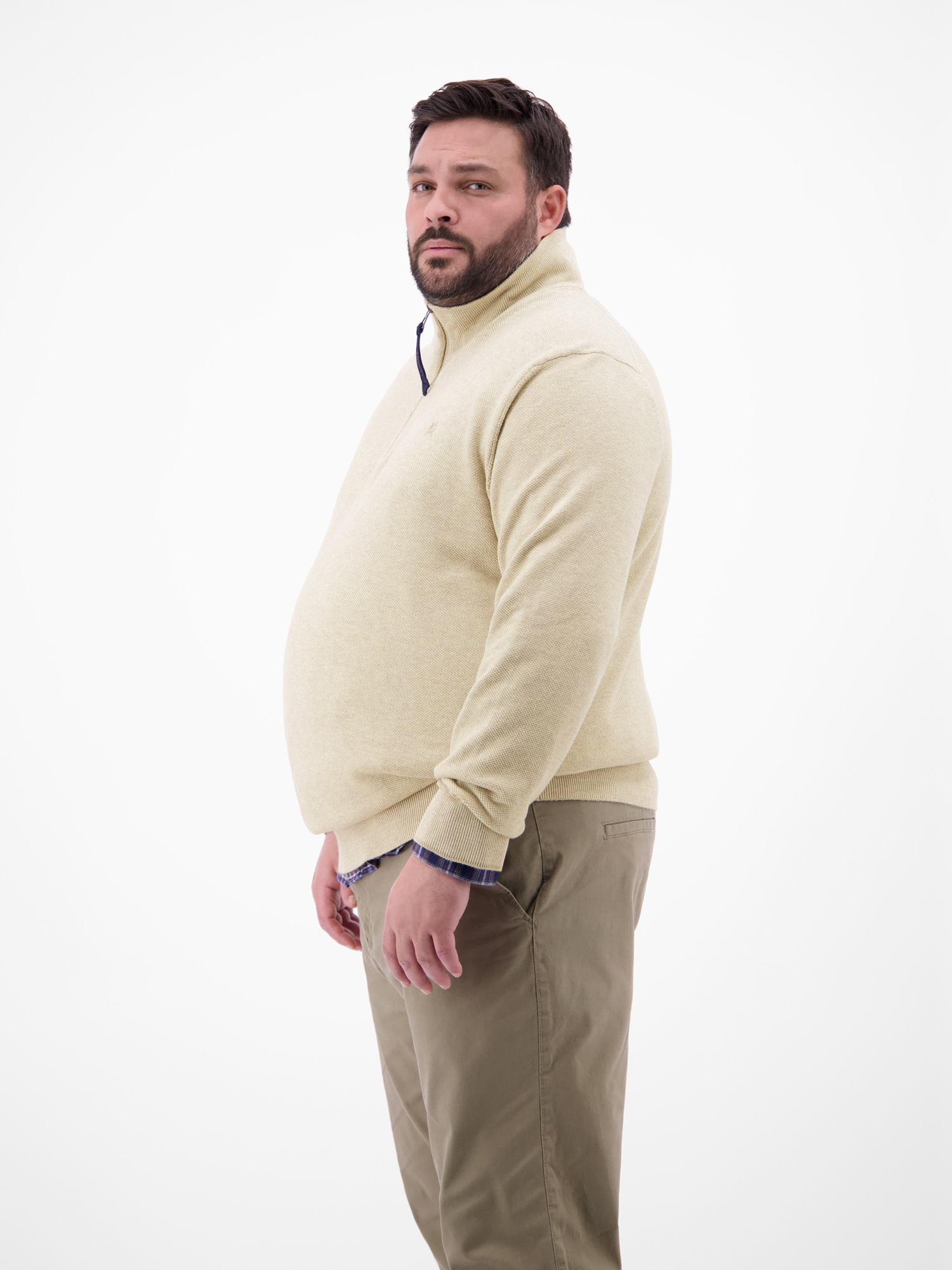 LERROS Troyer »Herren Stricktroyer in lebendiger Optik«