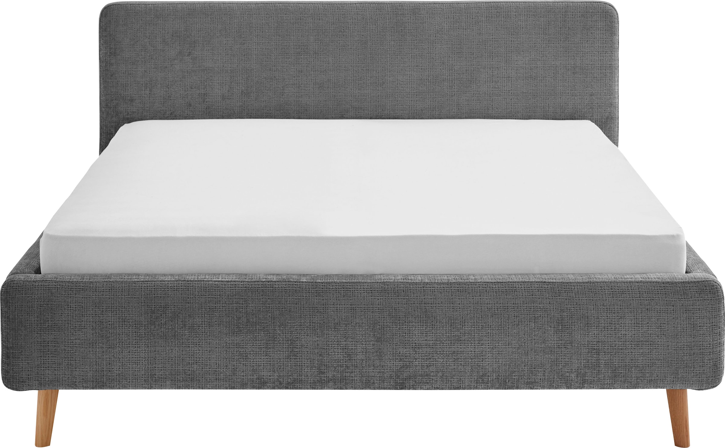 meise.möbel Polsterbett »MATTIS, Bett wahlweise mit Bettkasten, Bouclé-Bezug« Liegeflächen: 140x200cm, 160x200cm & 180x200cm