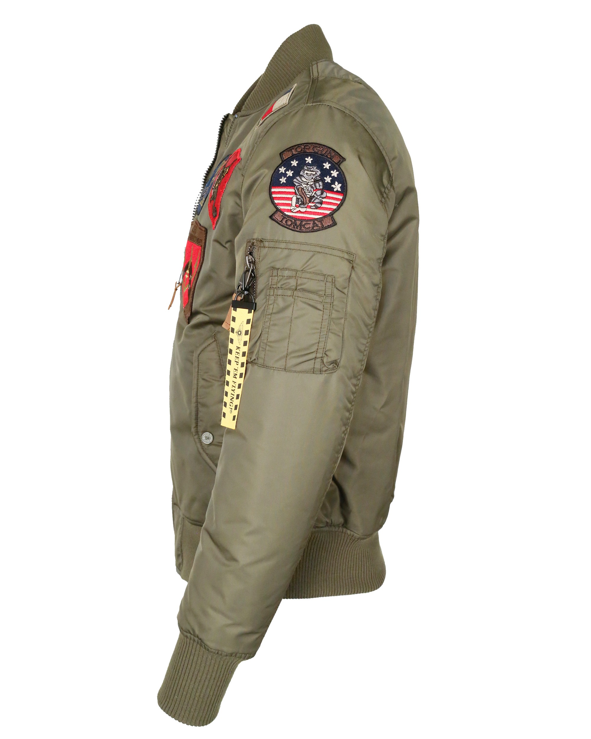 TOP GUN Bomberjacke »Bomberjacke im Pilotenstil mit Patches TG20191053«