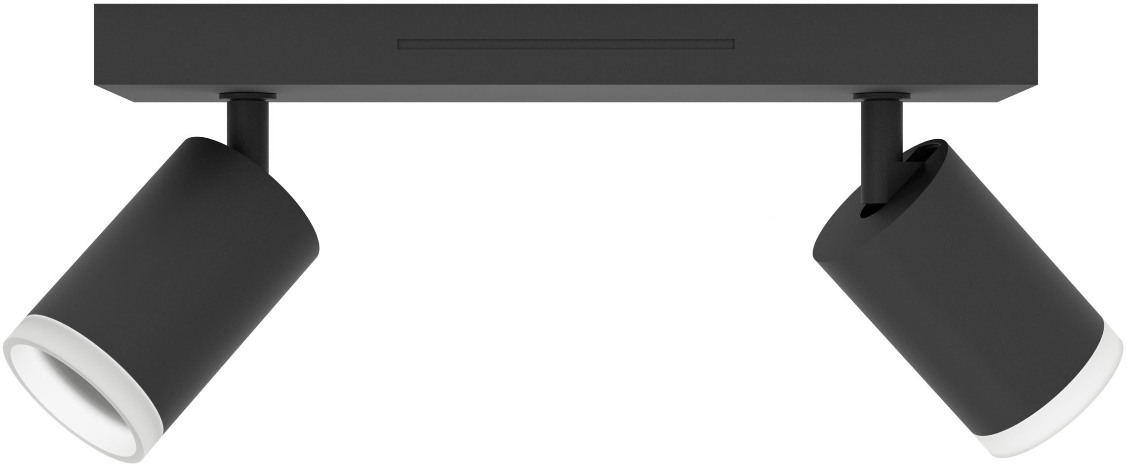 EGLO Deckenspot »MELITELLO-Z Spotlampe - Alu, Stahl - LED - 2X3,7W - IP20« LED-Modul 1 Stk. Kaltweiß | Neutralweiß | RGB | Warmweiß Wandleuchte, Wandspot, schwenkbar, Strahler, L25 x B10,5 x H8 cm