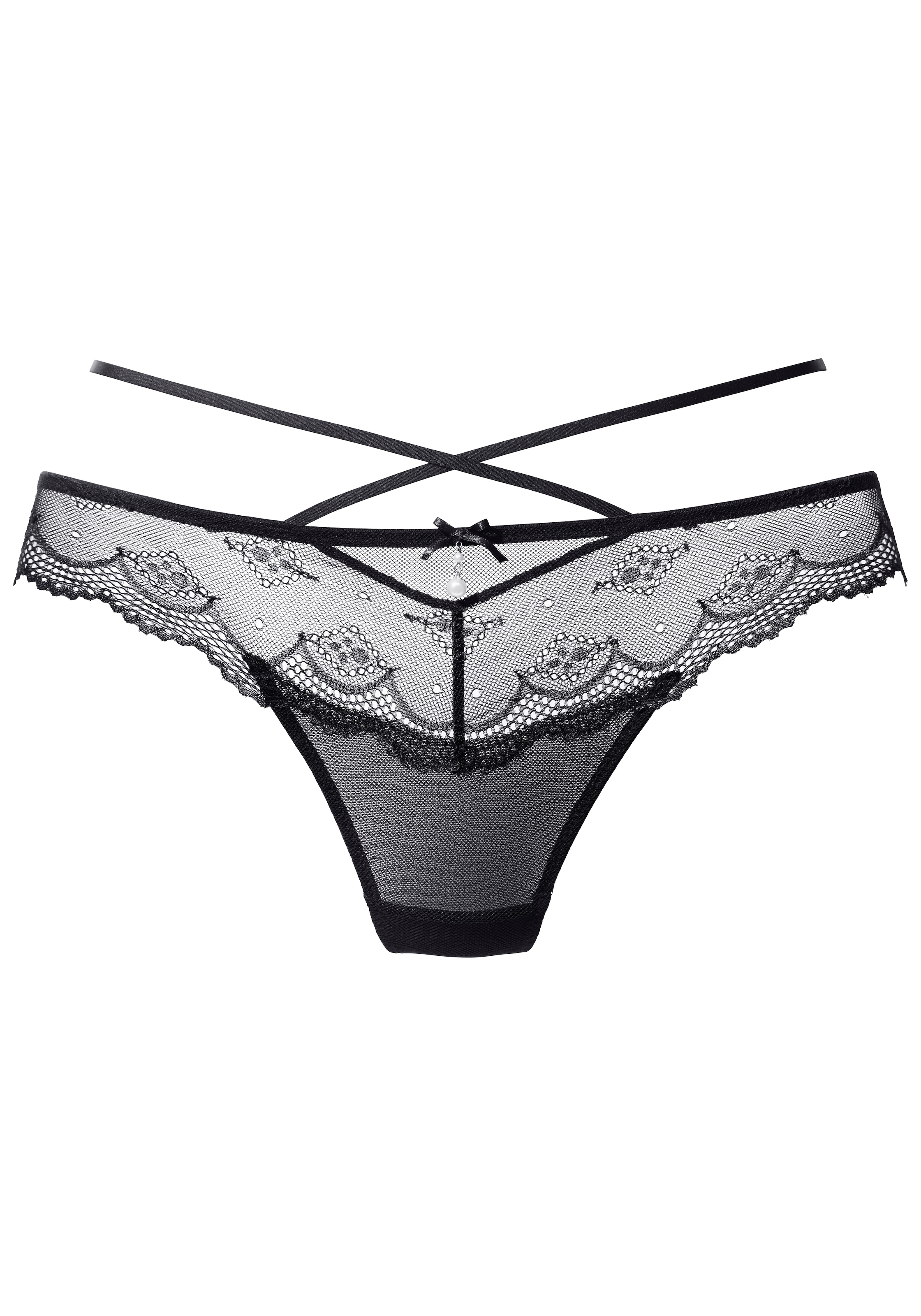 LASCANA Tanga mit verführerischem Bändchen
