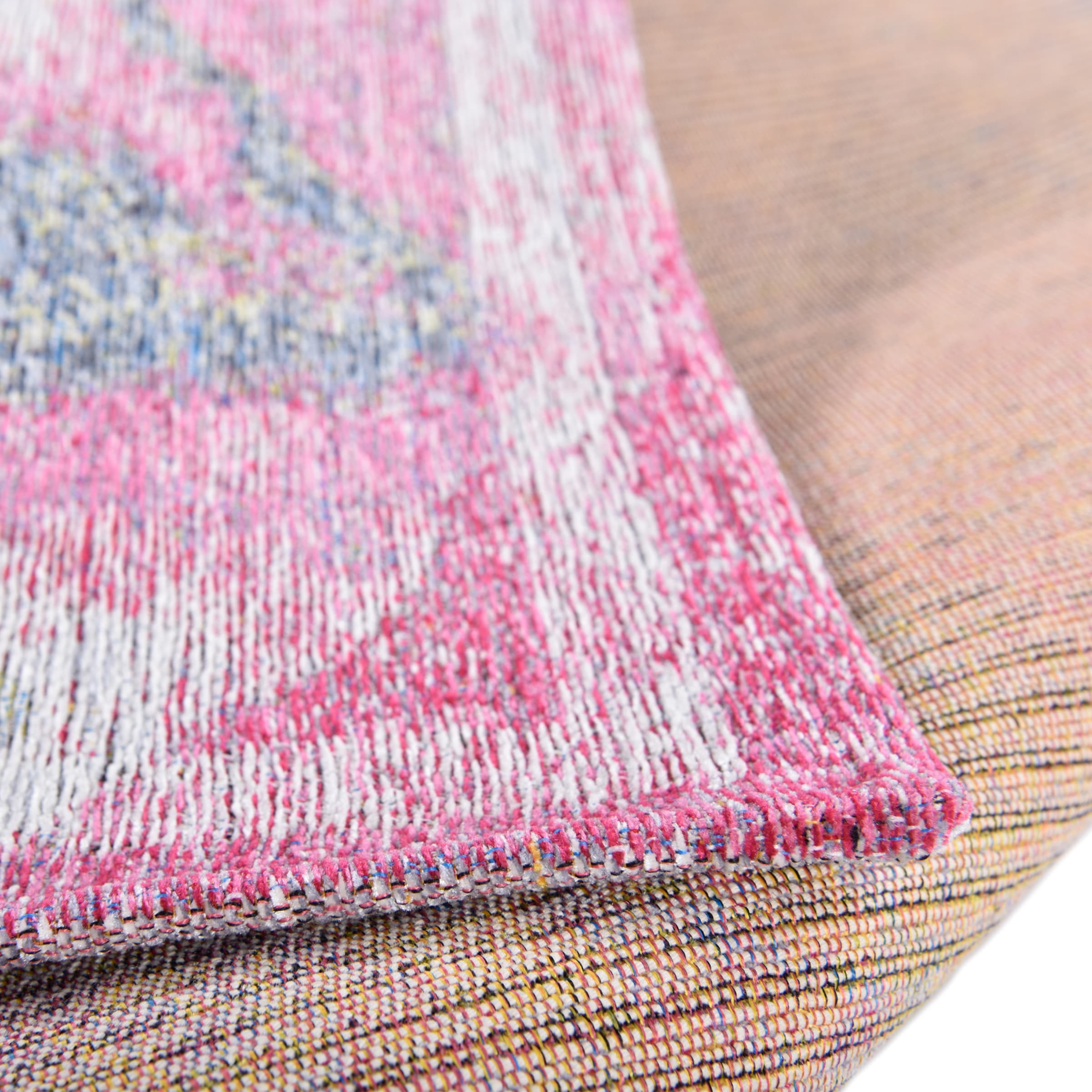 Gino Falcone Teppich »Cosima-111« rechteckig 3 mm Höhe flachgeweber Jaquard-Teppich, mit Chenillegarn, modernes Design