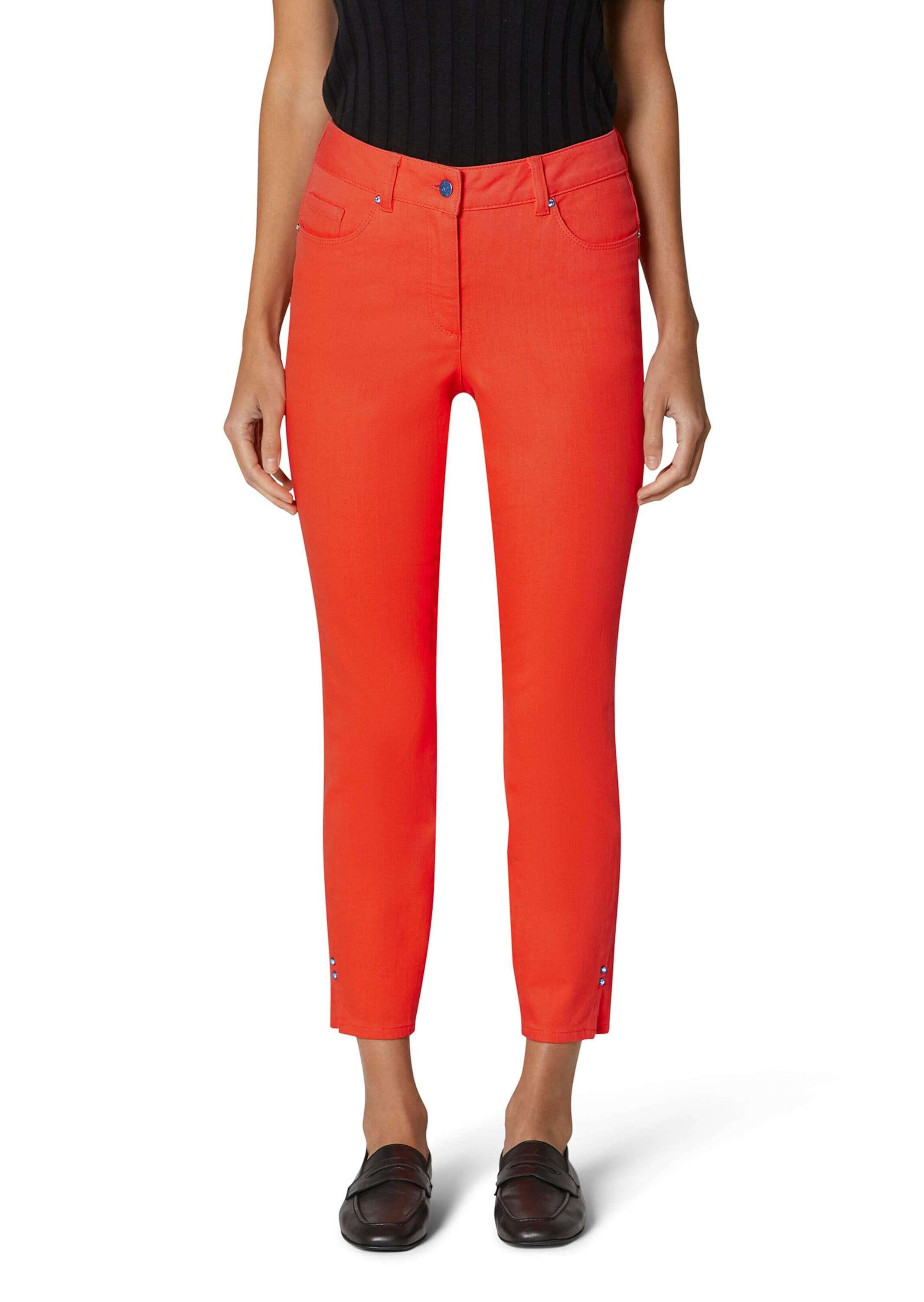MADELEINE Regular-fit-Jeans »7/8 Jeans Schlanke 7/8-Jeans mit Strass-Dekoration«