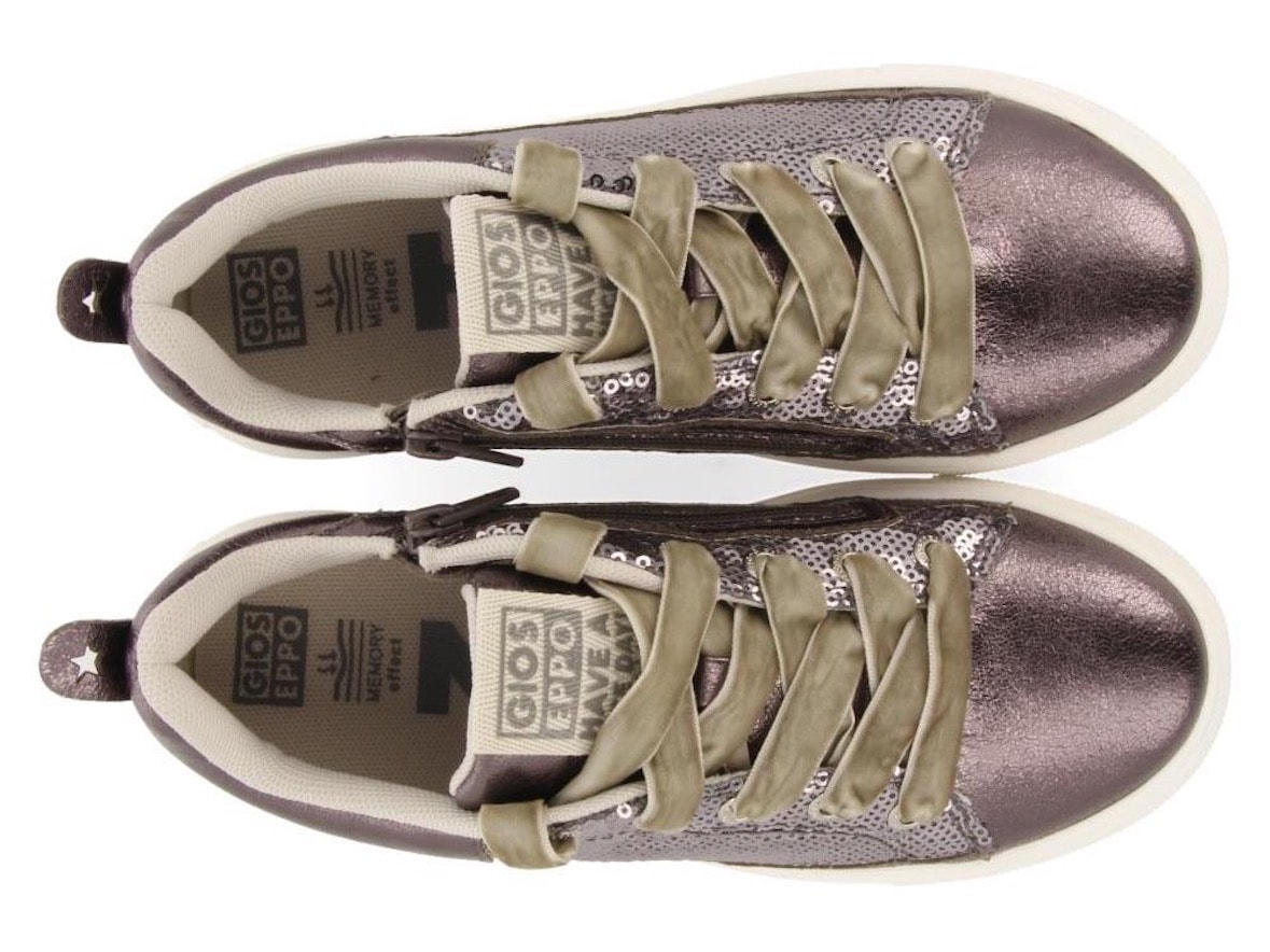 Gioseppo Sneaker »CROGHAN«, Plateausneaker, Schnürschuh, Halbschuh mit Glitzer