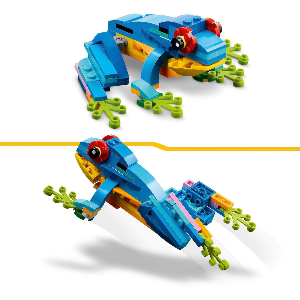 LEGO® Konstruktionsspielsteine »Exotischer Papagei (31136), LEGO® Creator 3in1«, (253 St.)