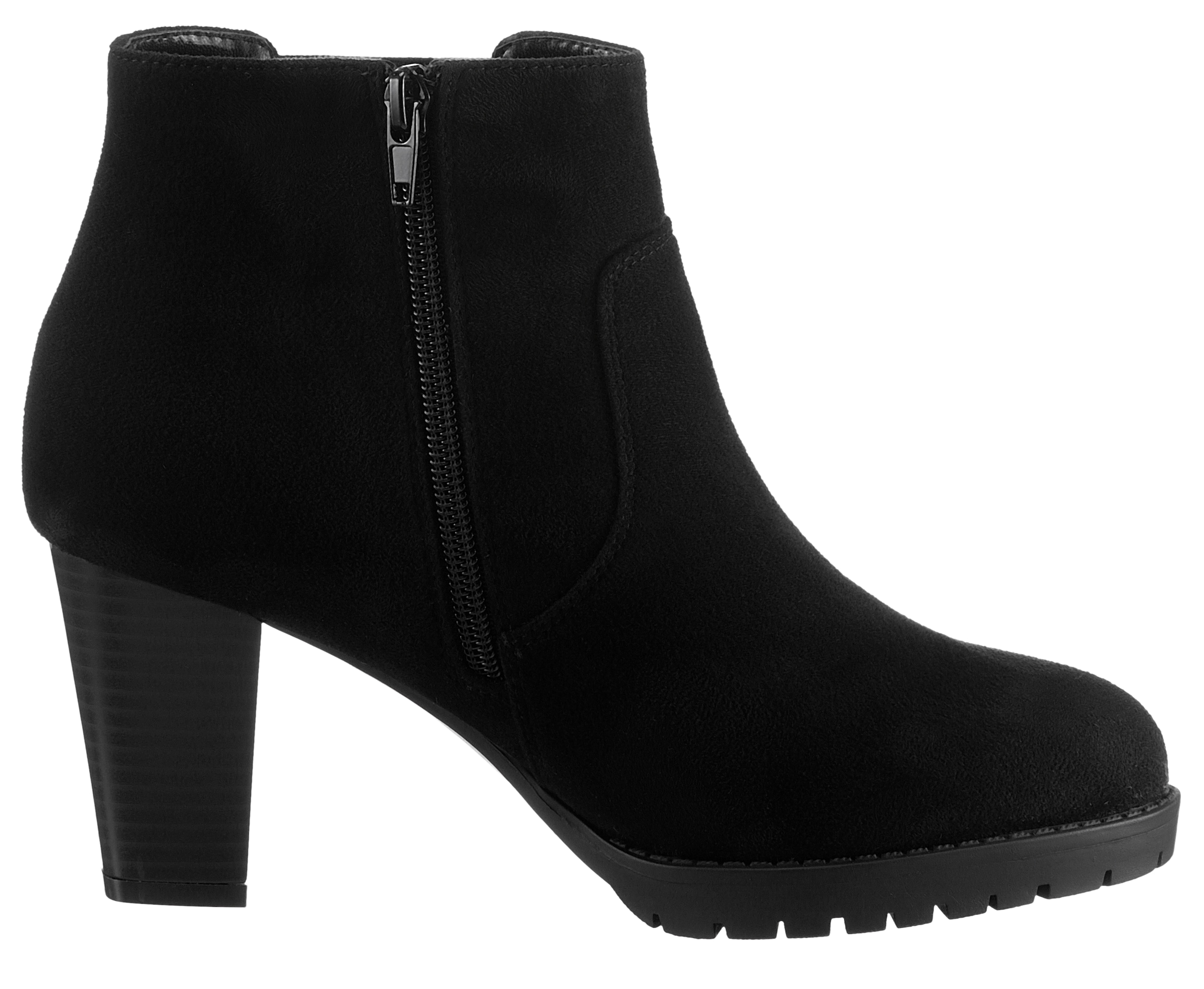 Aniston SHOES Stiefelette, Ankleboots mit seitlichem Stretcheinsatz - NEUE KOLLEKTION