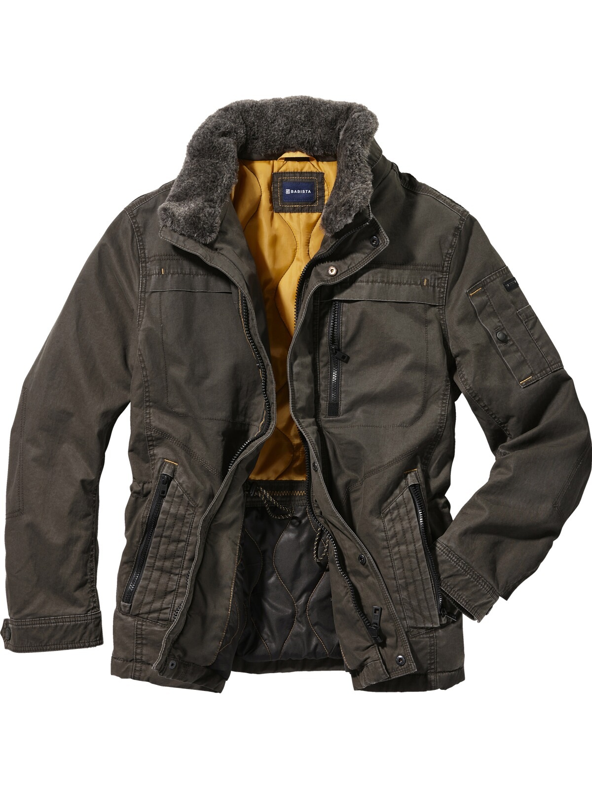 Babista Outdoorjacke »Langjacke ROTESSI«, (1 St.), mit künstlichem Pelz