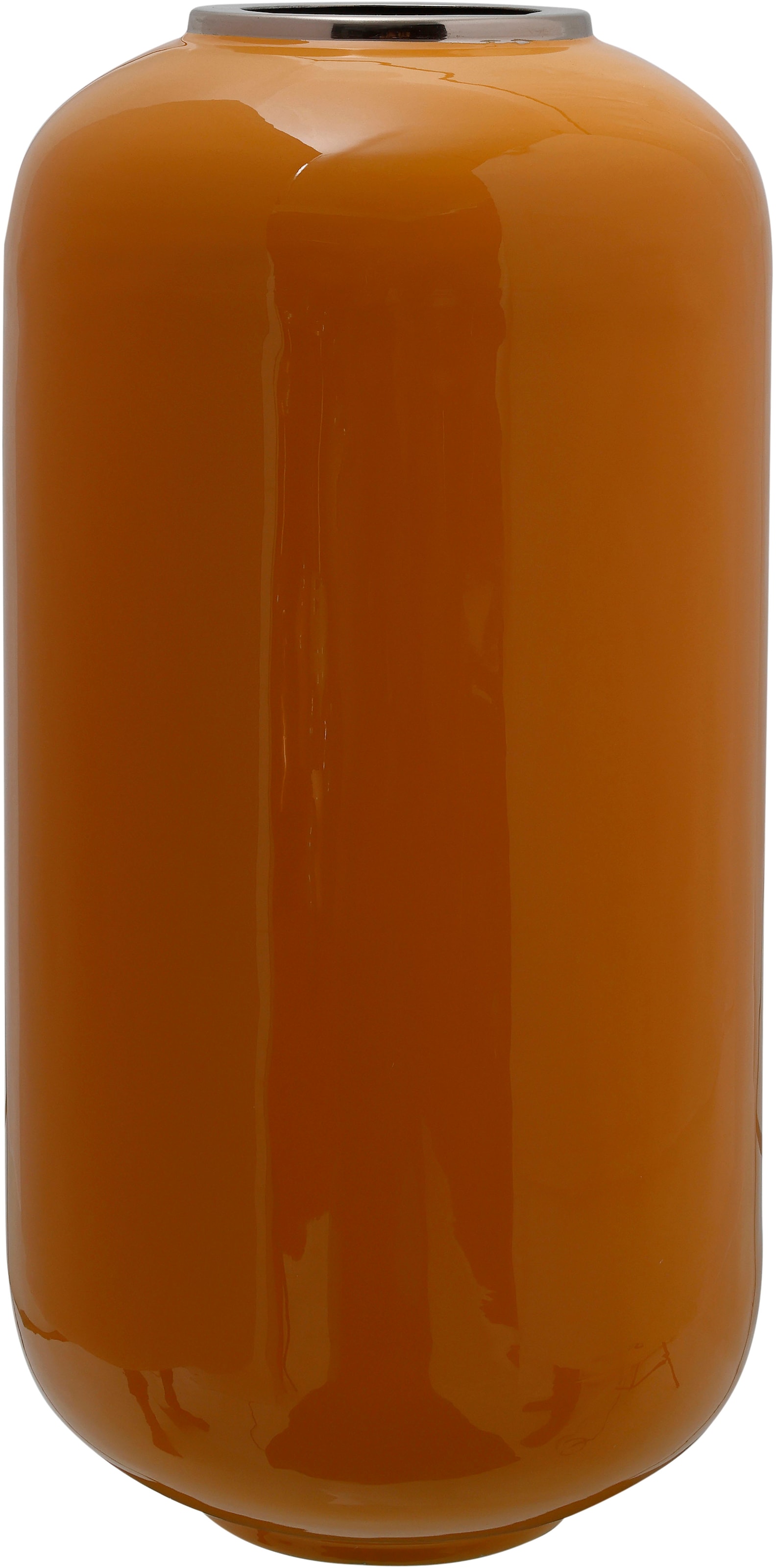 Kayoom Dekovase »Vase Art Deco 225« in silberfarben, Größe B/H/T: 23 cm x 45 cm x 23 cm Ø 23 cm